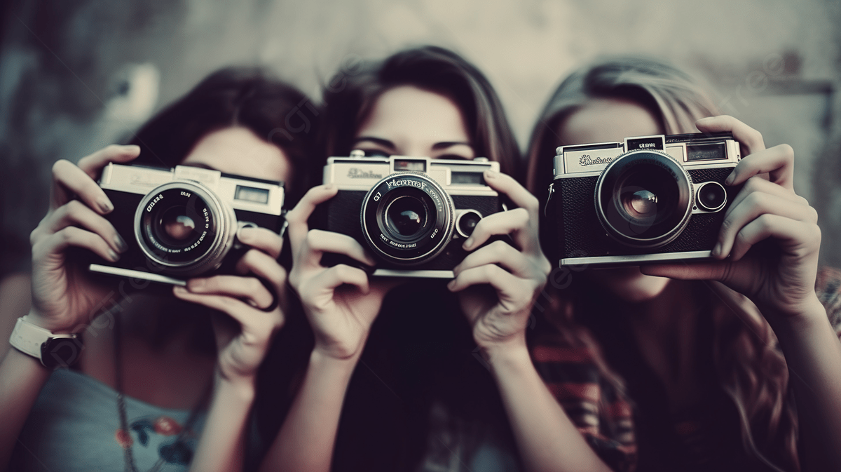 1200x673 Vintage Cameras Background, Picture