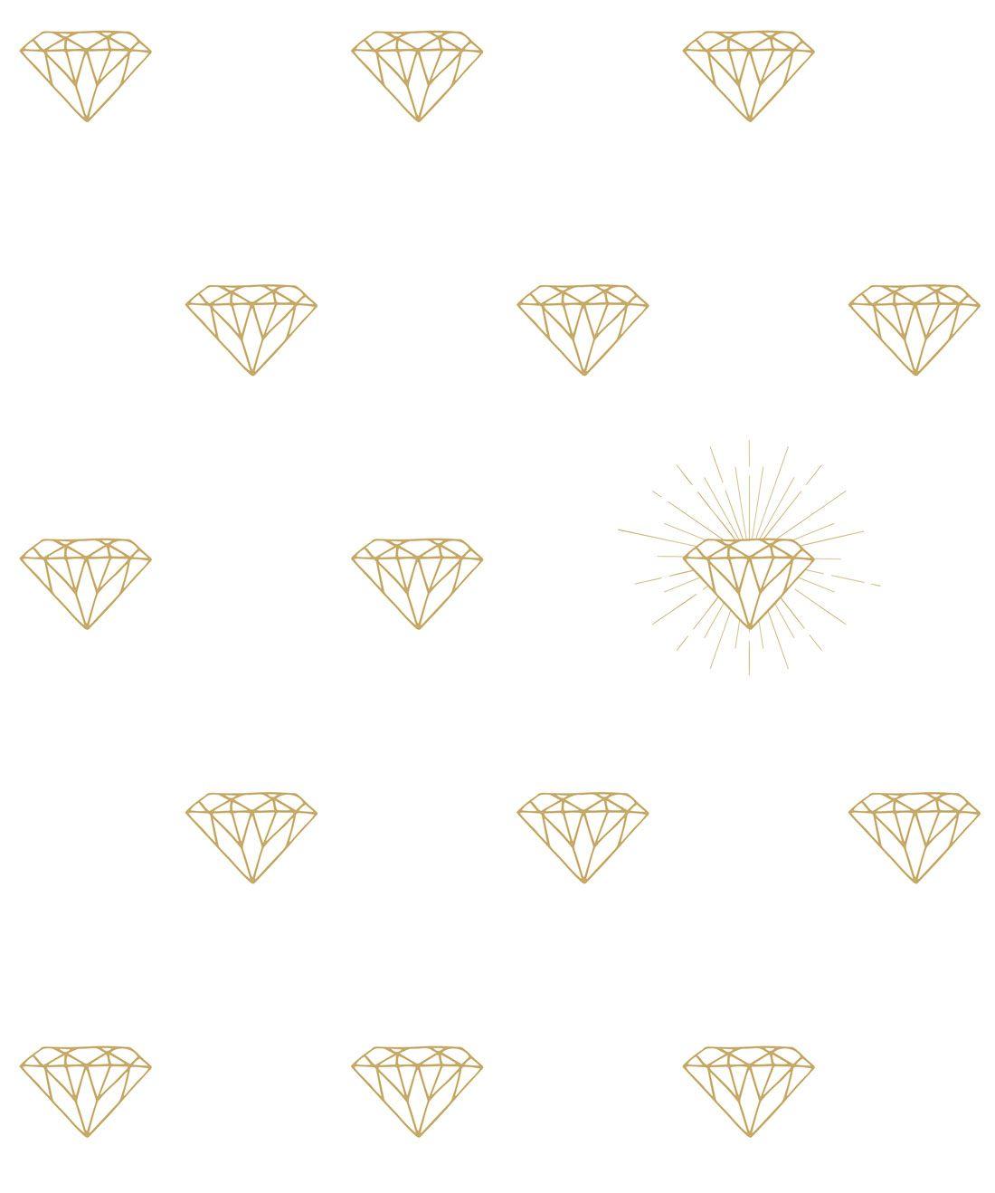 1100x1318 Gold Diamonds Wallpaper, Minimal White Wallpaper AUS