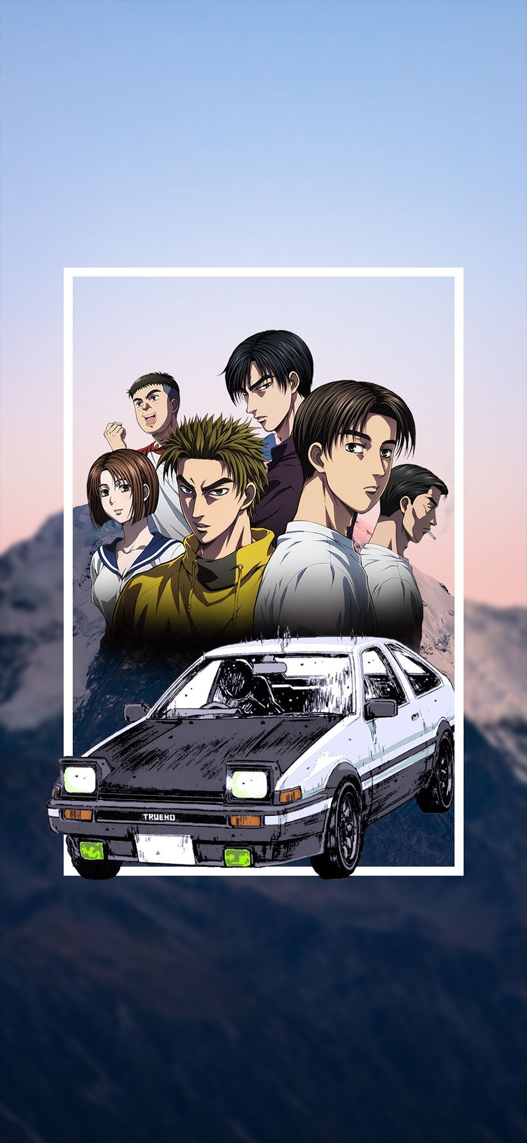 1080x2340 Initial D wallpaper for mobile phone