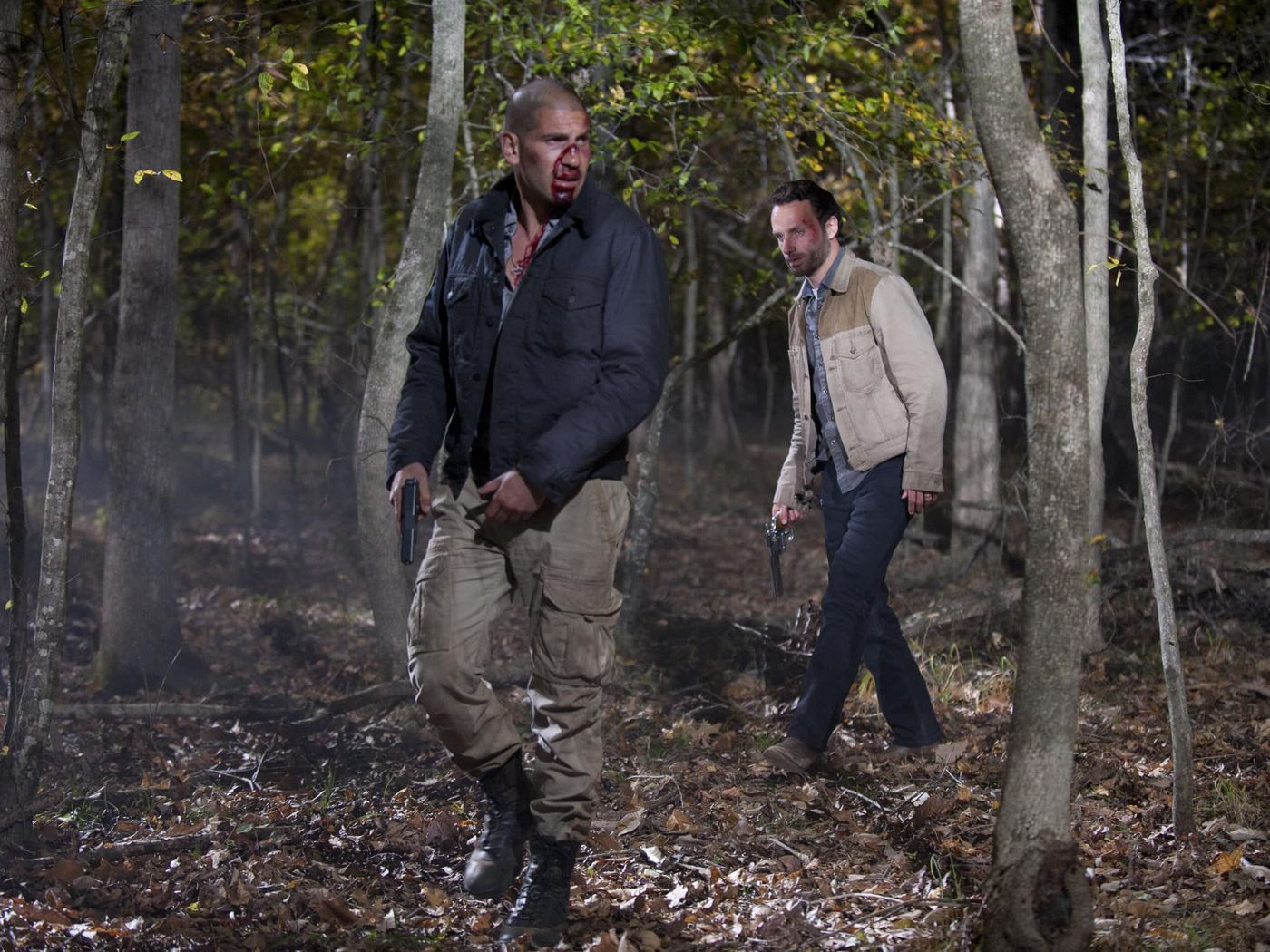 1400x1050 game makes the Rick vs. Shane fight