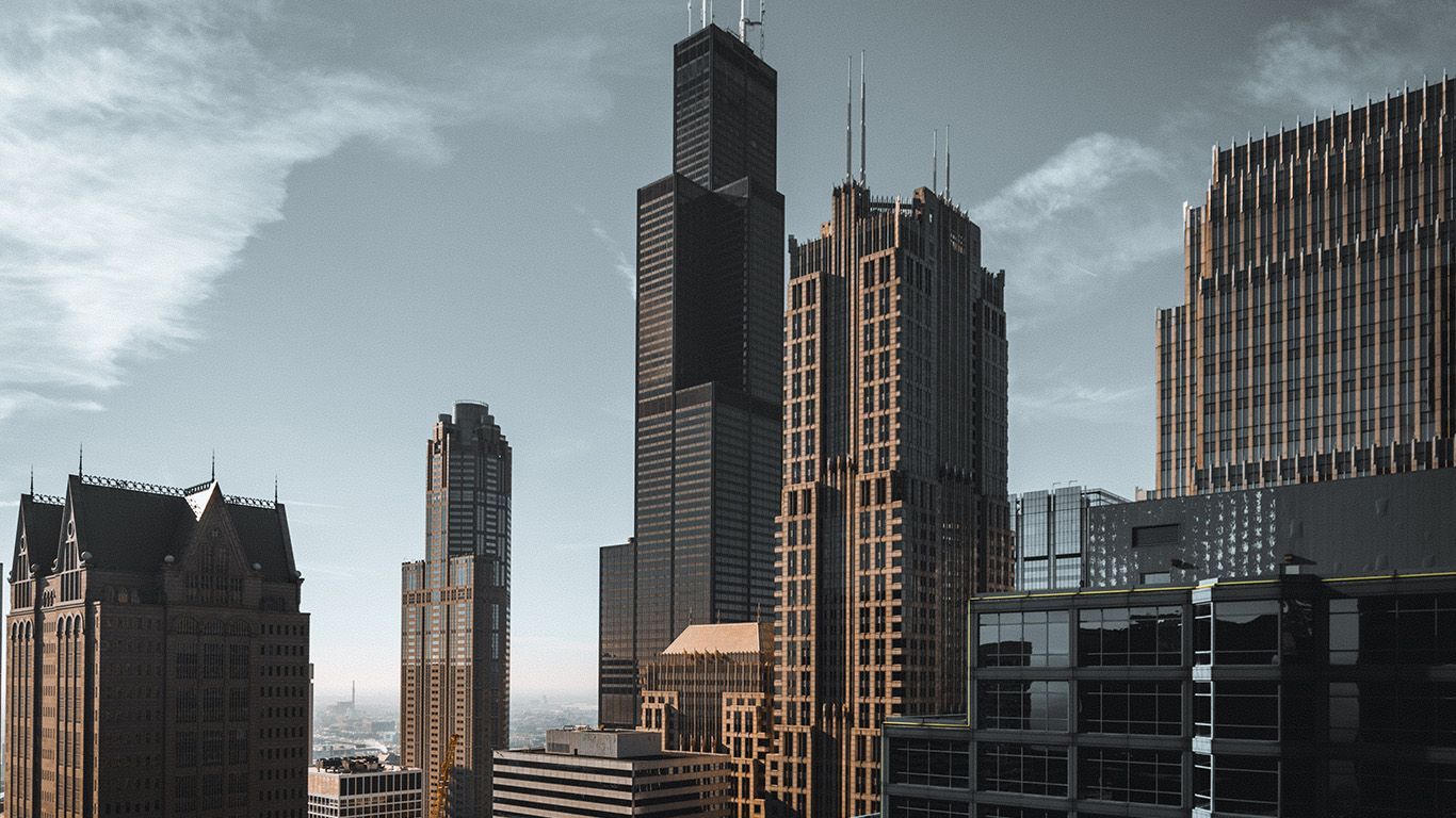 1366x768 Building Tower Architecture City