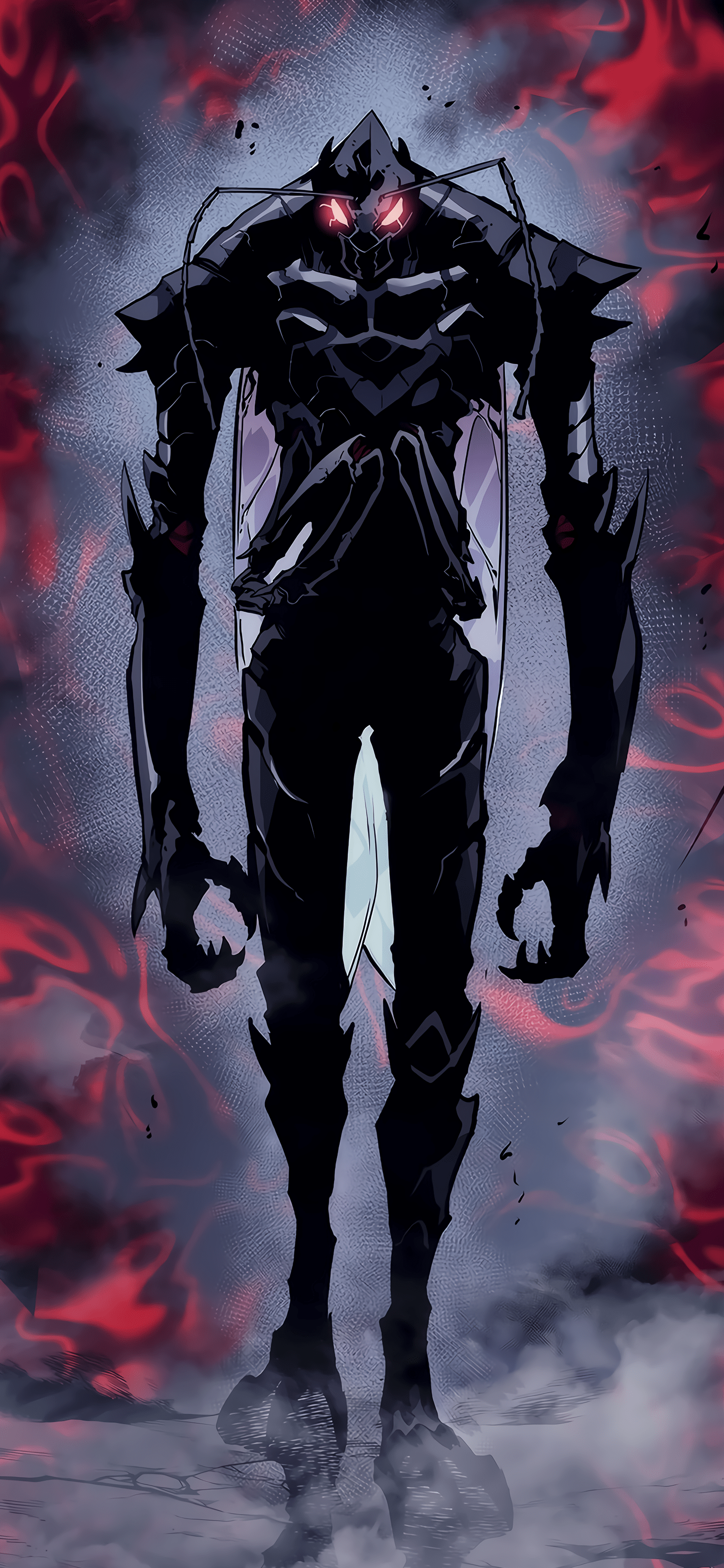1440x3120 Beru (Solo Leveling) Phone Wallpaper