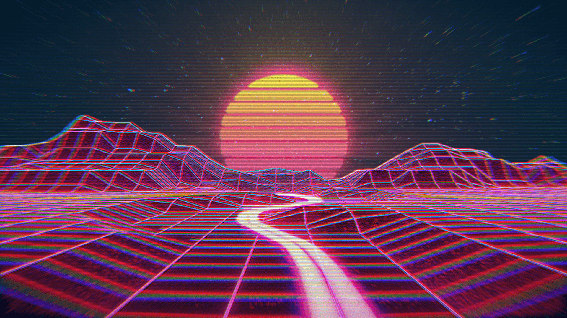 1920x1080 Outrun Background
