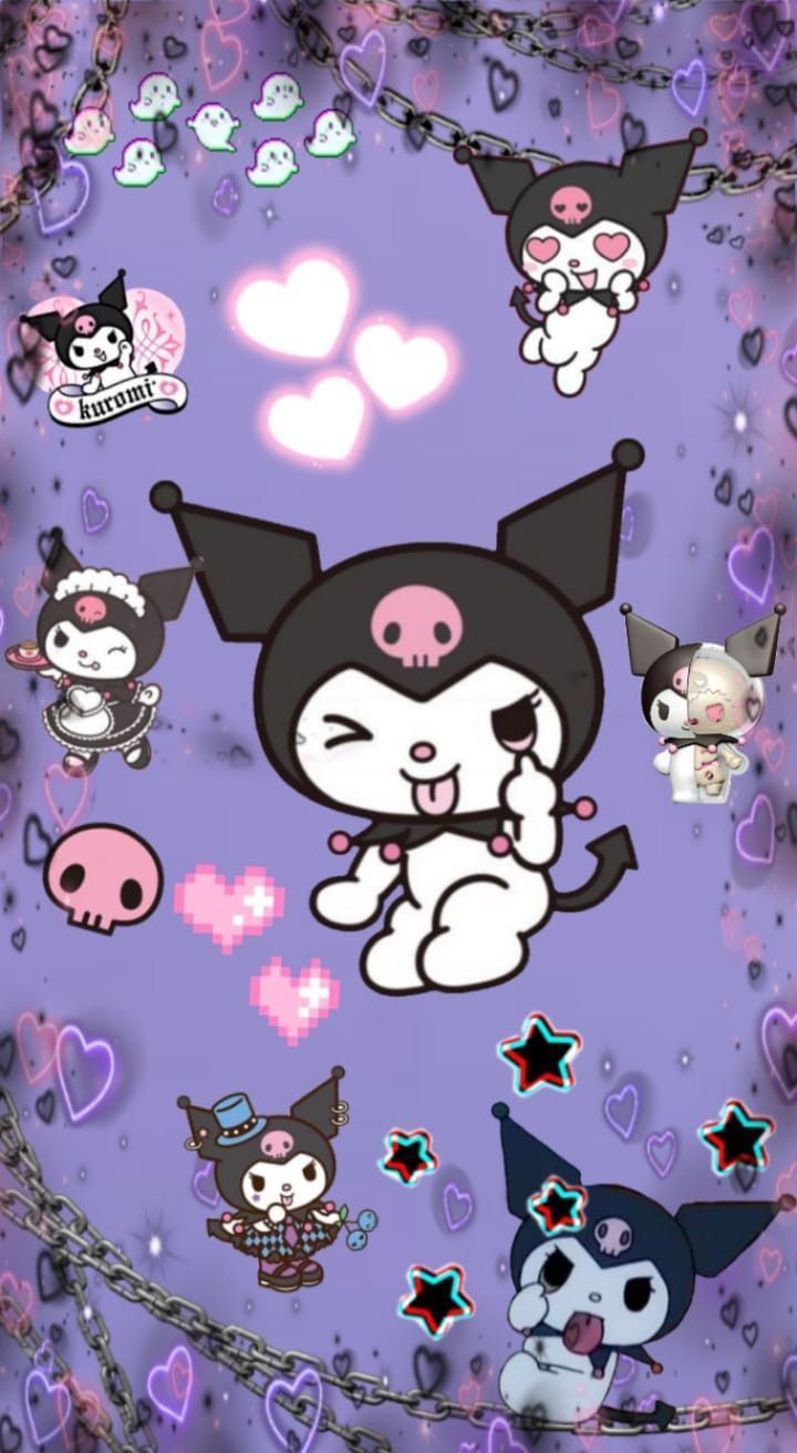 720x1312 Kuromi Wallpaper Explore more Black