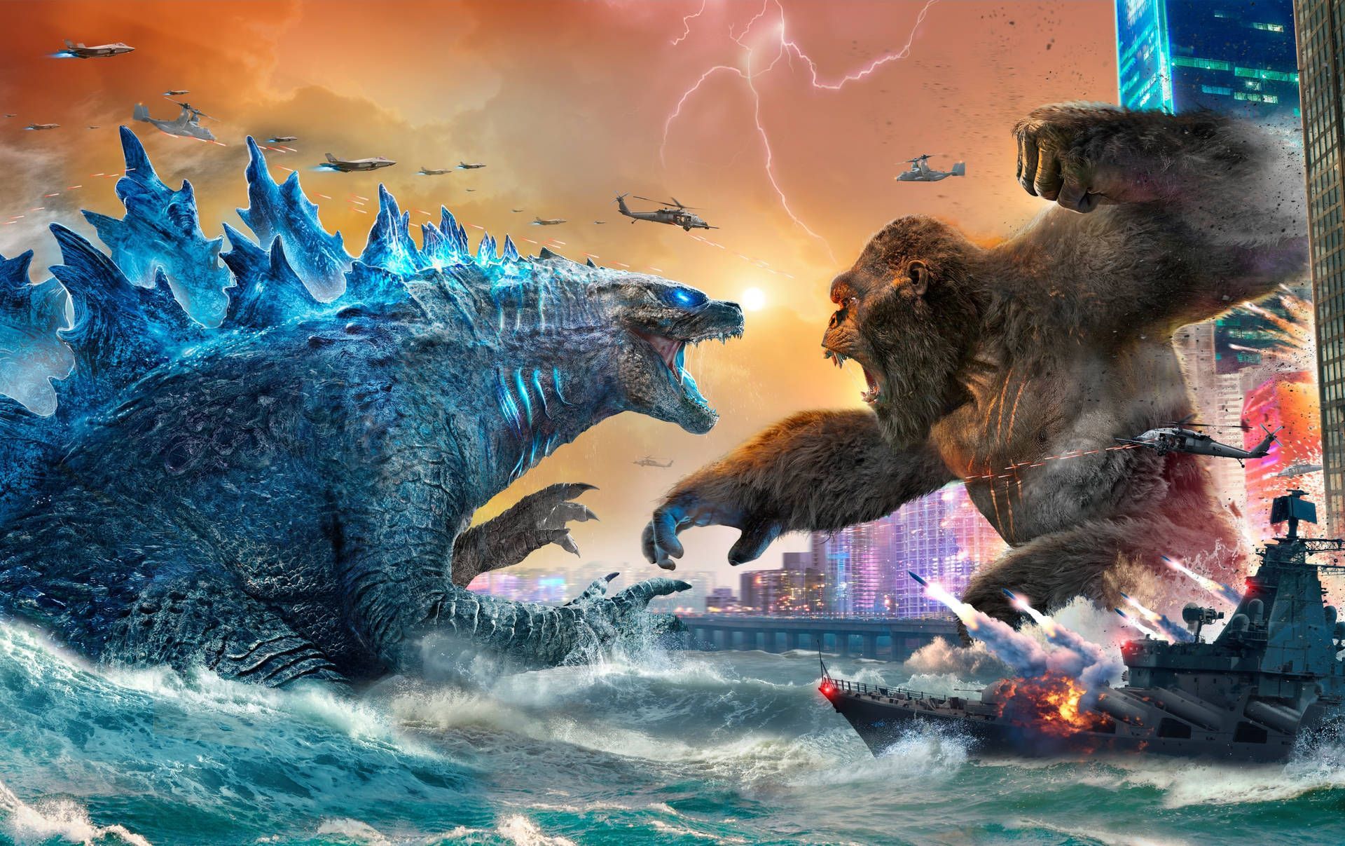 1920x1207 Godzilla Vs Kong 2021 Wallpaper