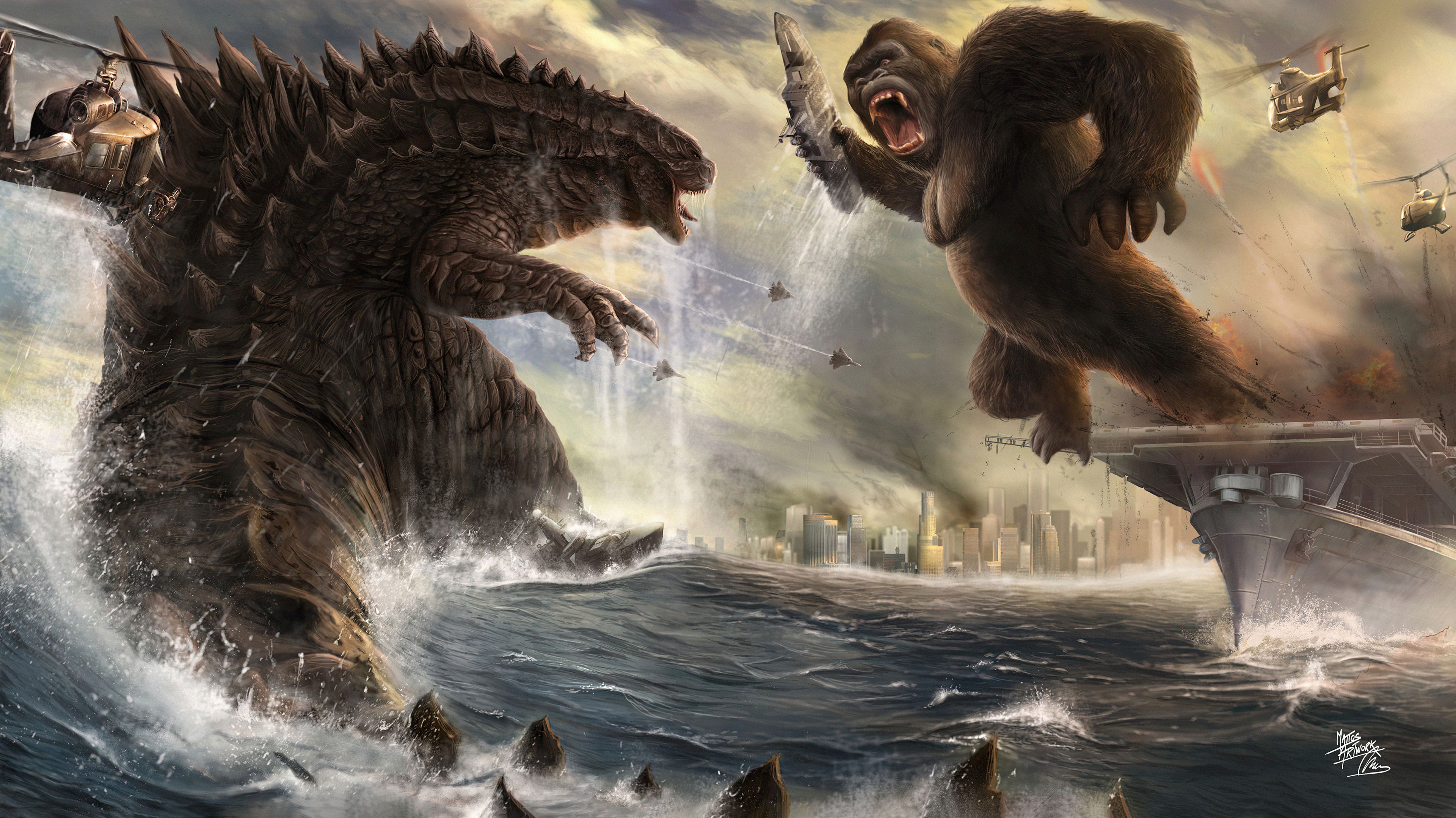 3840x2160 Movie Godzilla vs Kong 4k Ultra HD