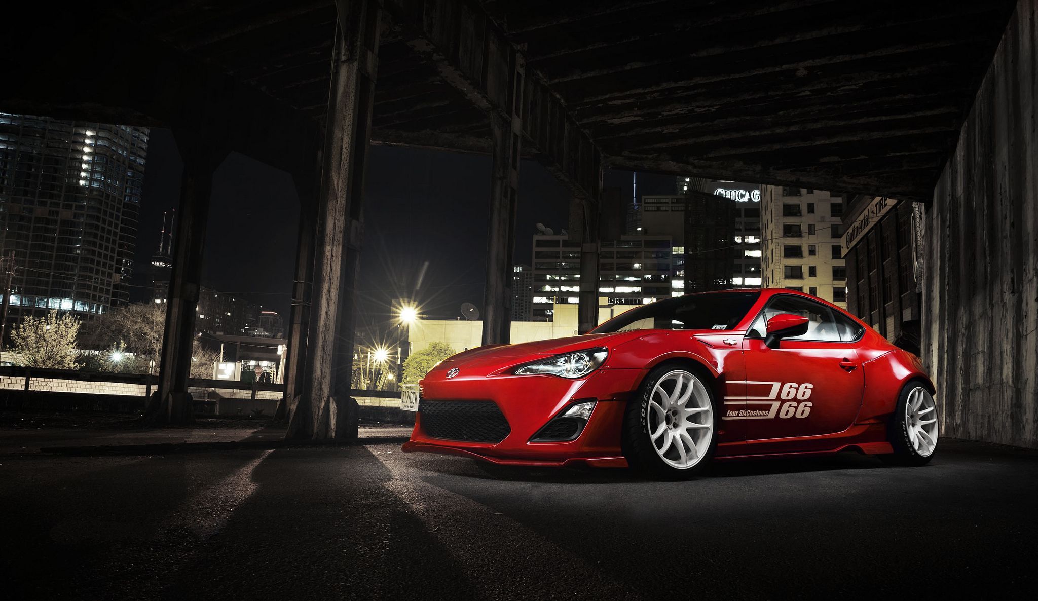 2048x1186 red, Toyota, front, GT 86