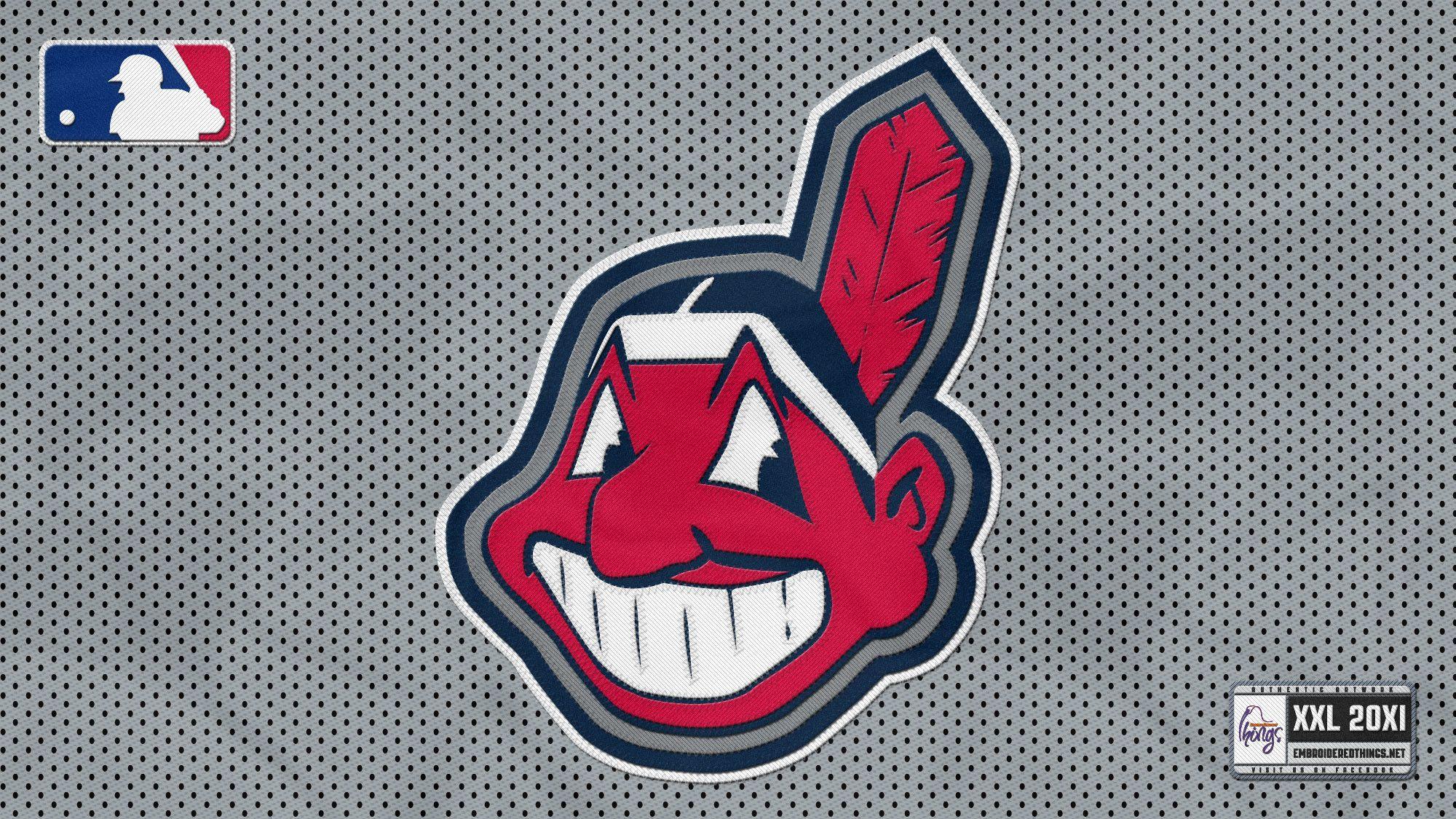 Wallpaper wallpaper, sport, logo, baseball, glitter, checkered, MLB, Cleveland  Indians images for desktop, section спорт - download