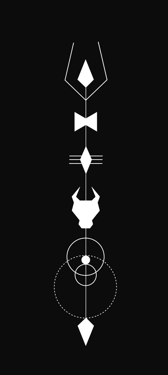 640x1422 Shiva Minimal Tattoo, Me, Digital, 2021