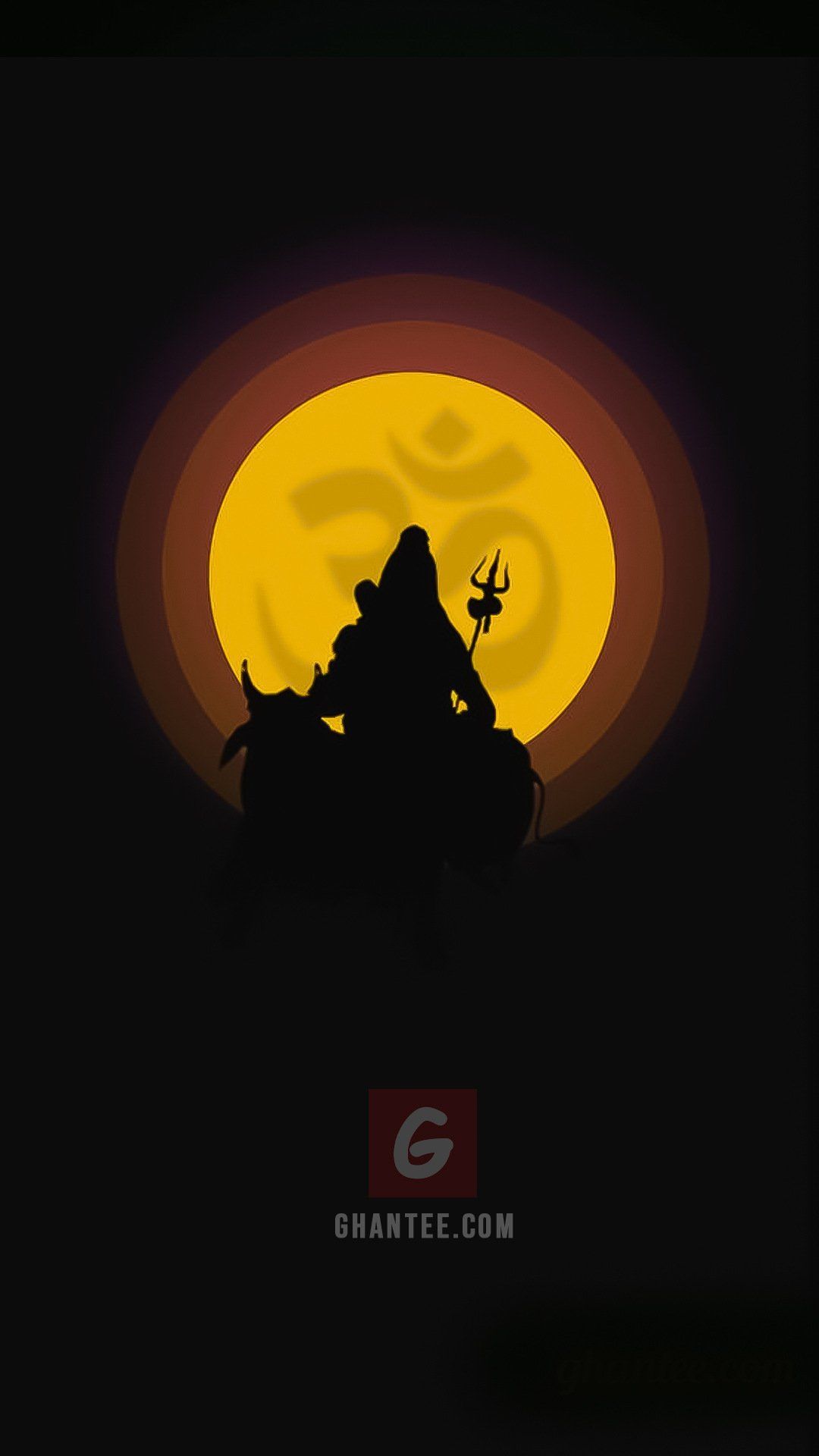 1080x1920 mahadev minimalist phone wallpaper HD