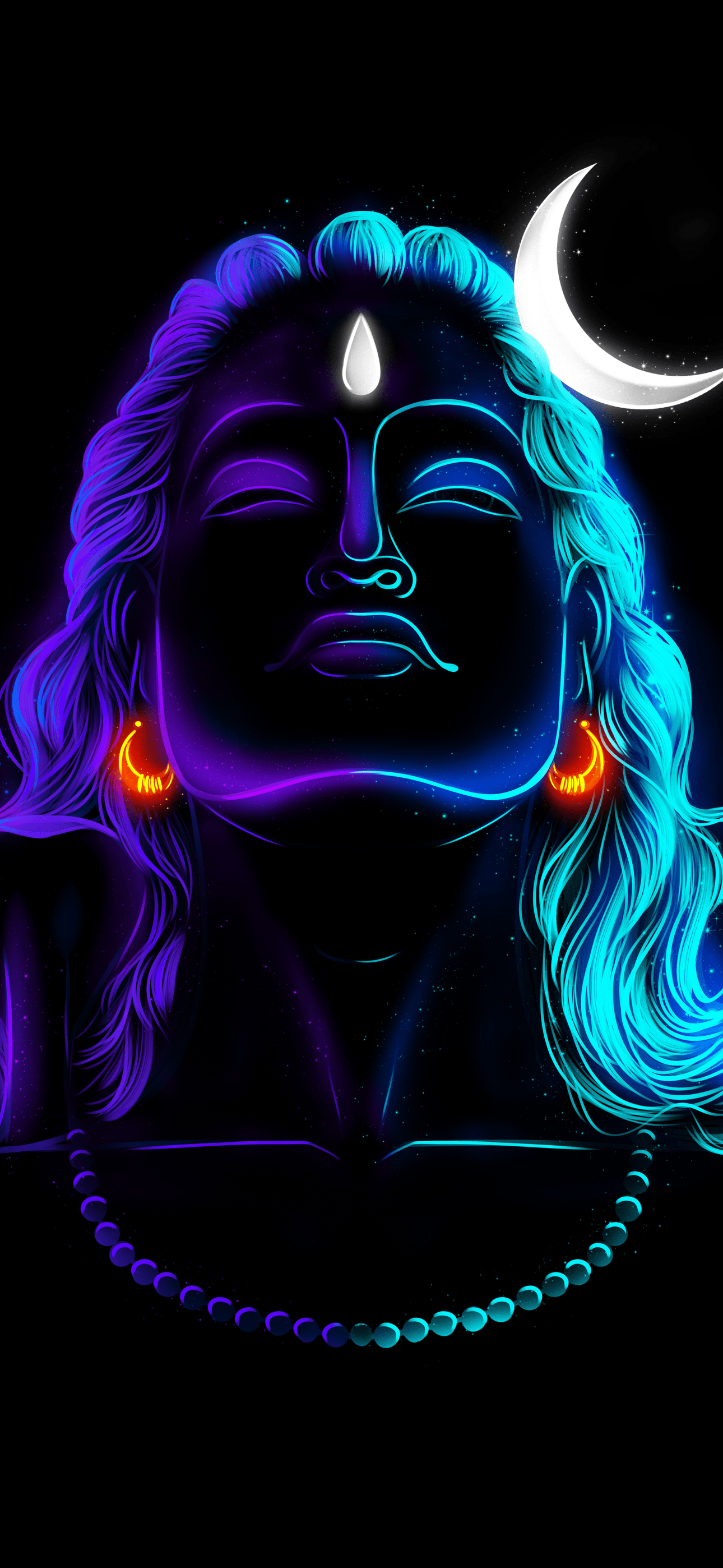 1290x2796 Adiyogi Wallpaper 4K, Lord Shiva