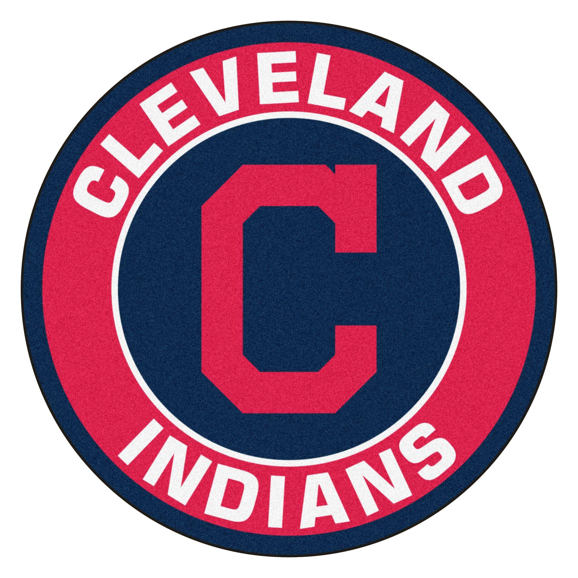 2000x2000 Cleveland Indians Mlb Baseball Round Area Rug XFM