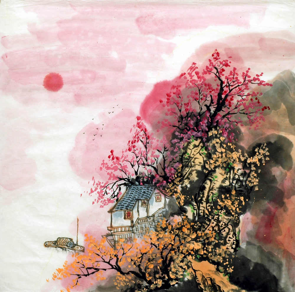 1000x991 chinese landscape painting wallpaper Landscapes Painting