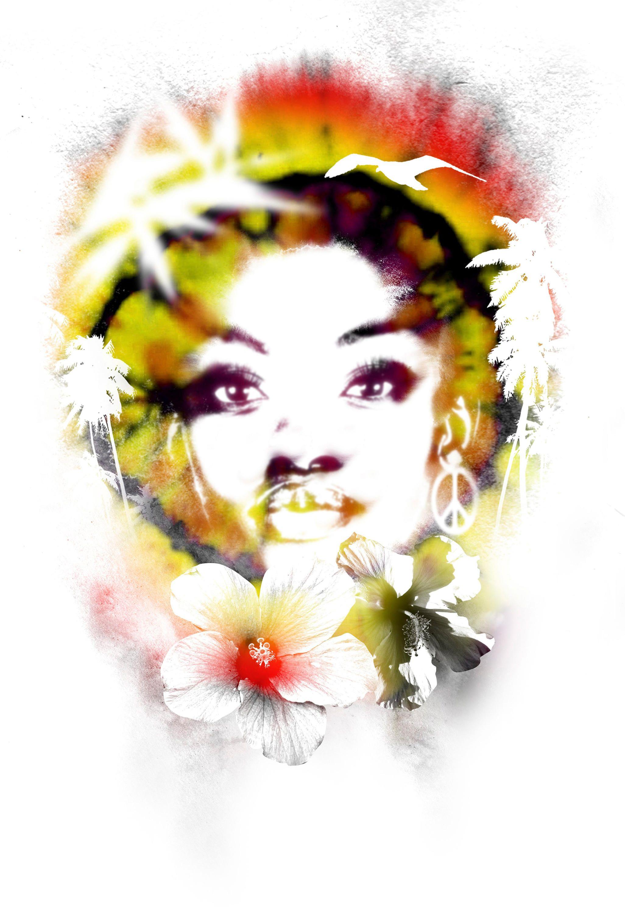 2052x3000 African und Disco. African woman design