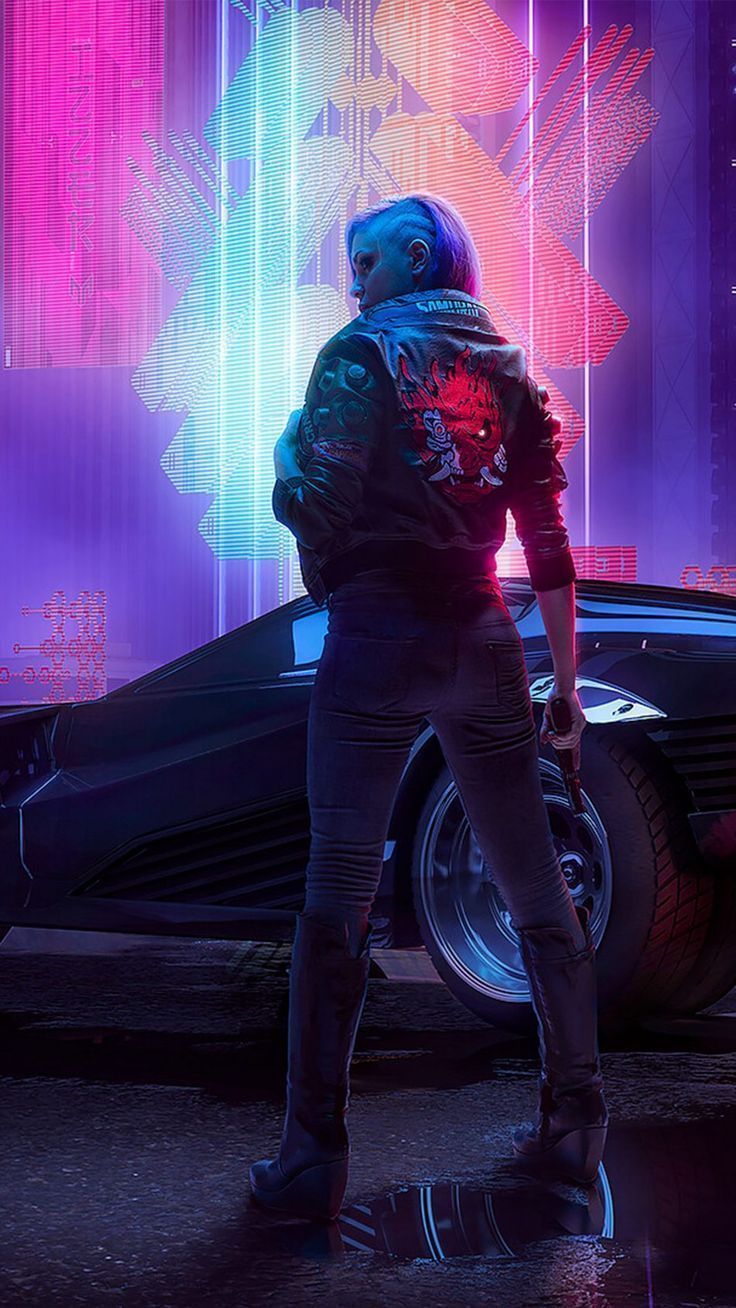 736x1308 Futuristic Cyberpunk 2077 4K Ultra HD