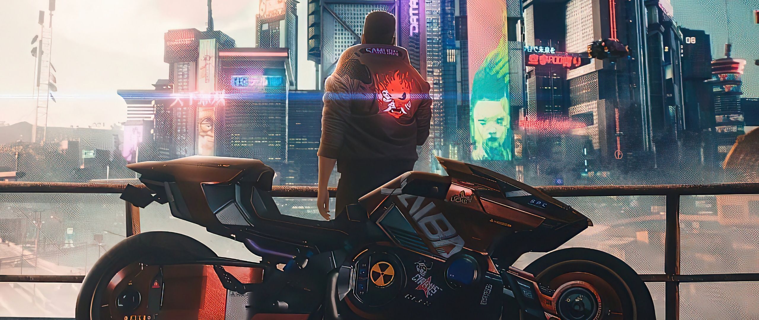2560x1080 V in Cyberpunk 2077 4K Wallpaper