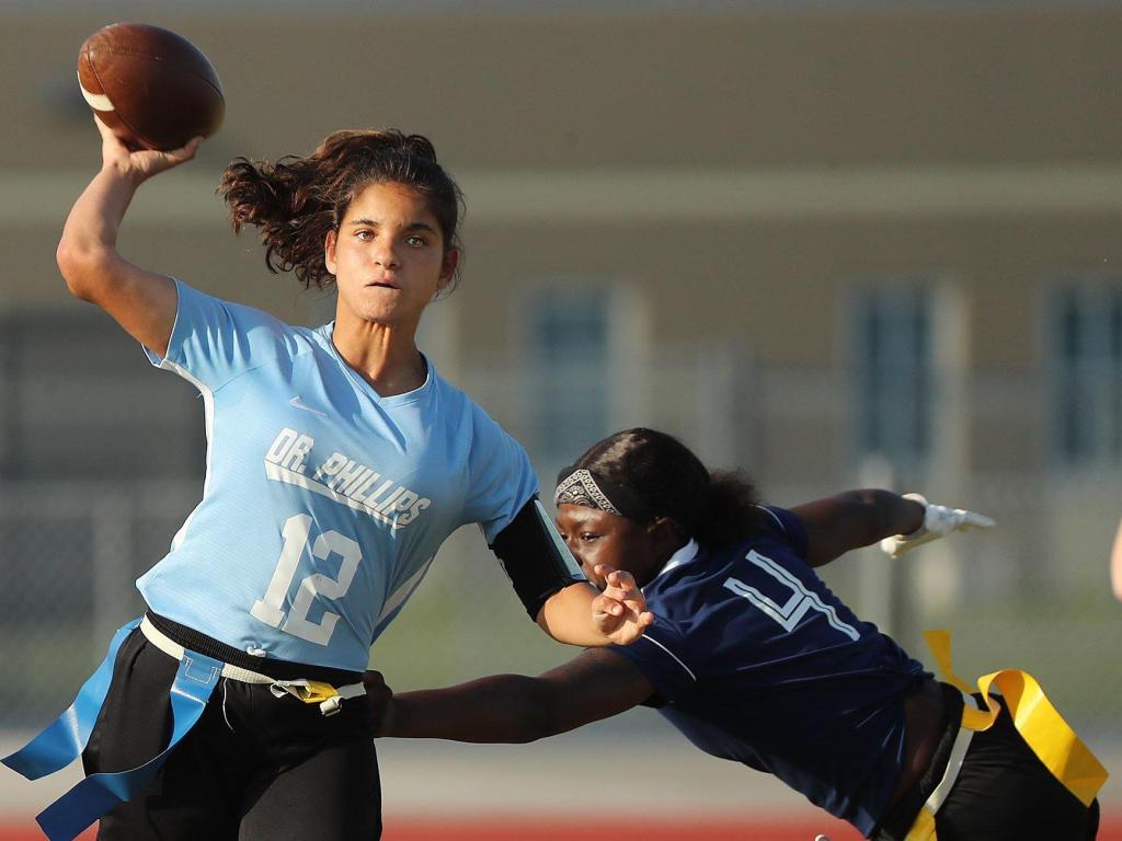 1024x768 Dr. Phillips flag football takes