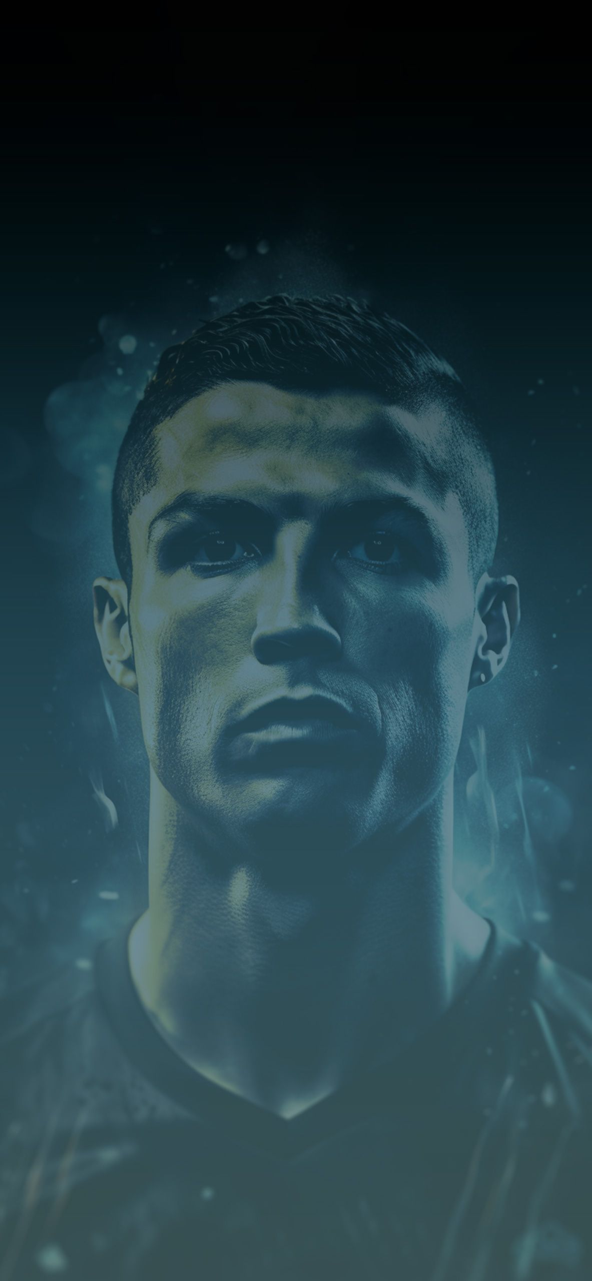 1183x2560 Cristiano Ronaldo Dark Wallpaper