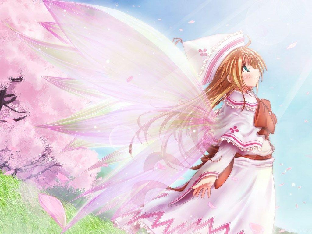 1024x768 Pink Anime Fairy Girl Pink Anime Fairy Girl - Ảnh Hình nền HD