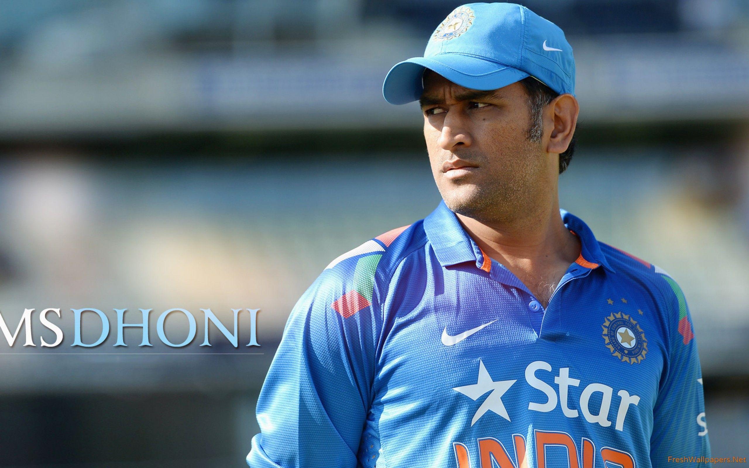 2560x1600 MS Dhoni Indian Cricketer wallpaper