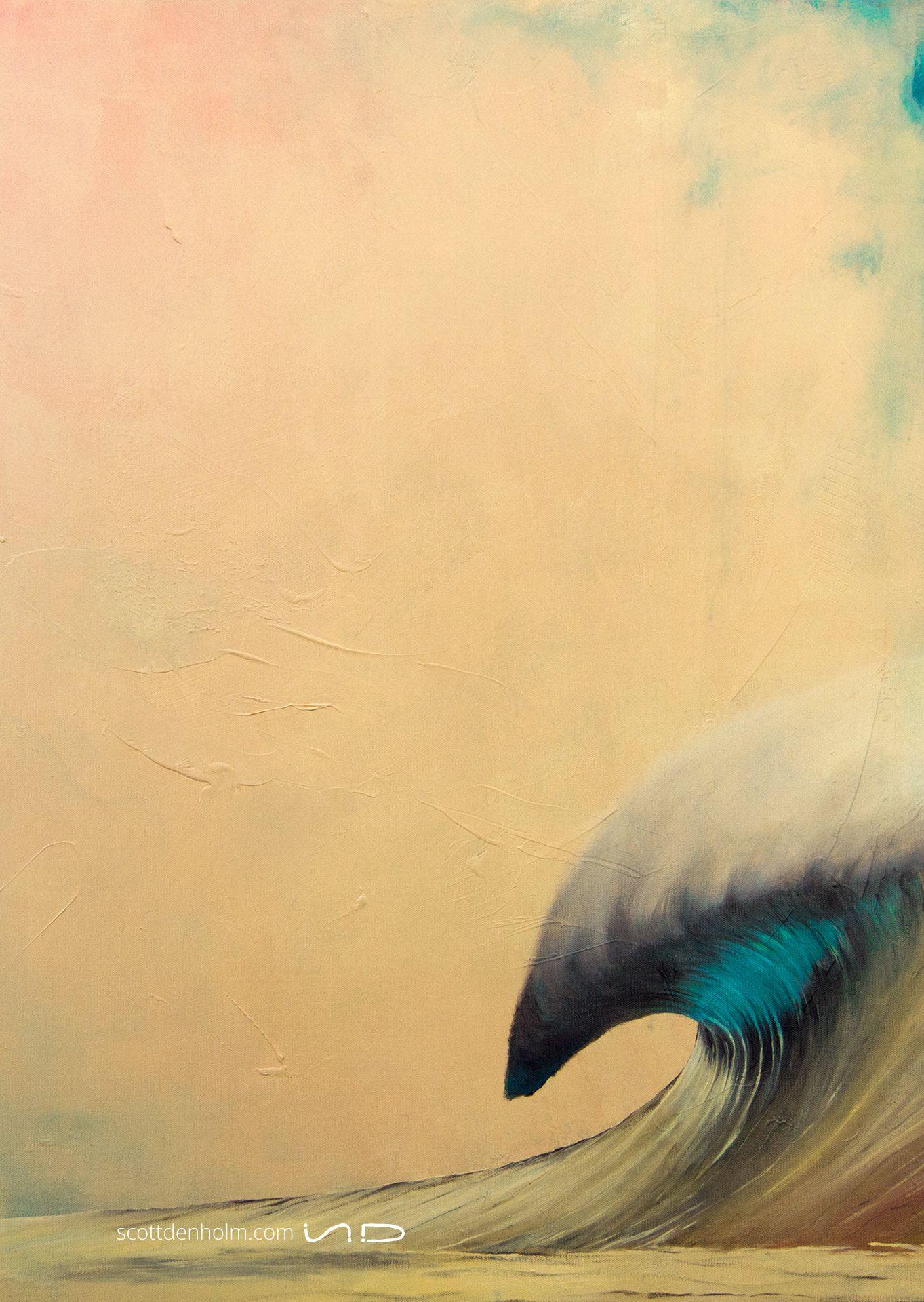 1363x1920 Download Wallpaper Denholm Ocean Art