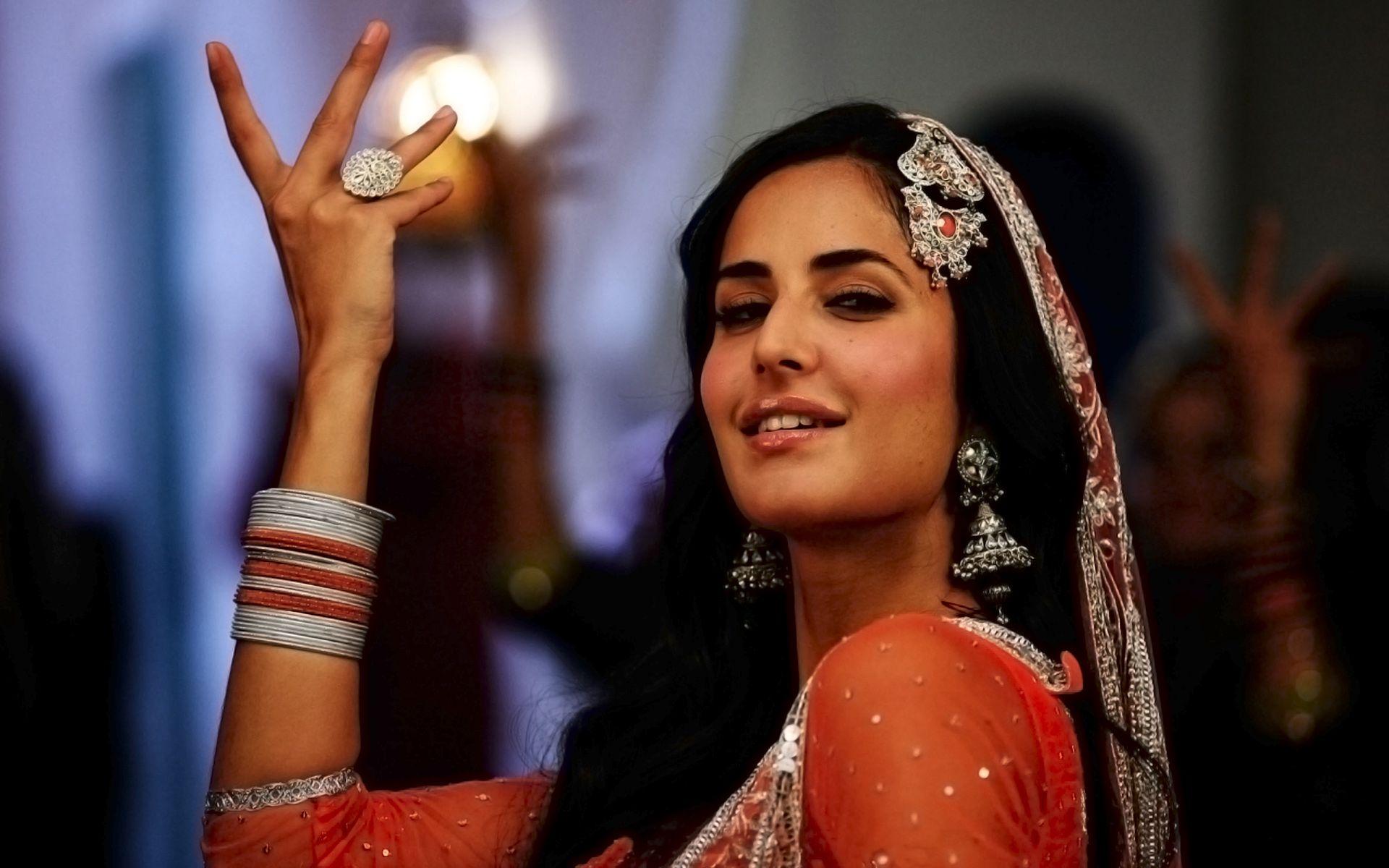 1920x1200 Katrina Kaif Indian Fashion Style widescreen wallpaper