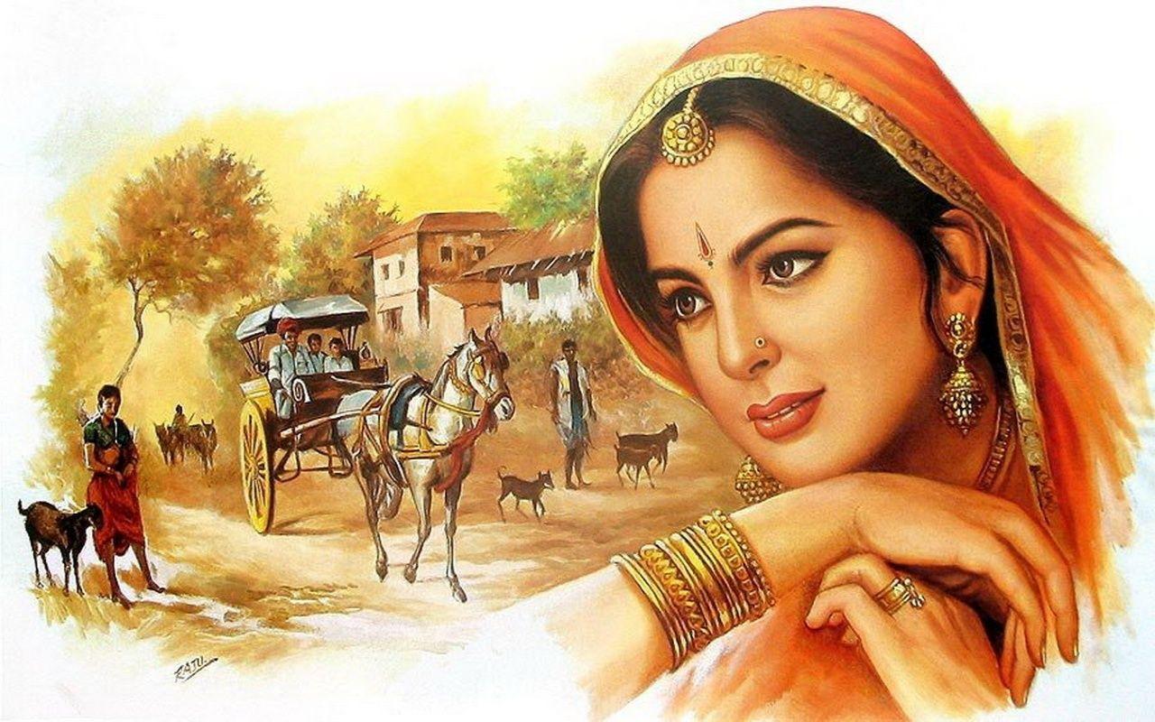 1280x800 Indian Woman Wallpaper
