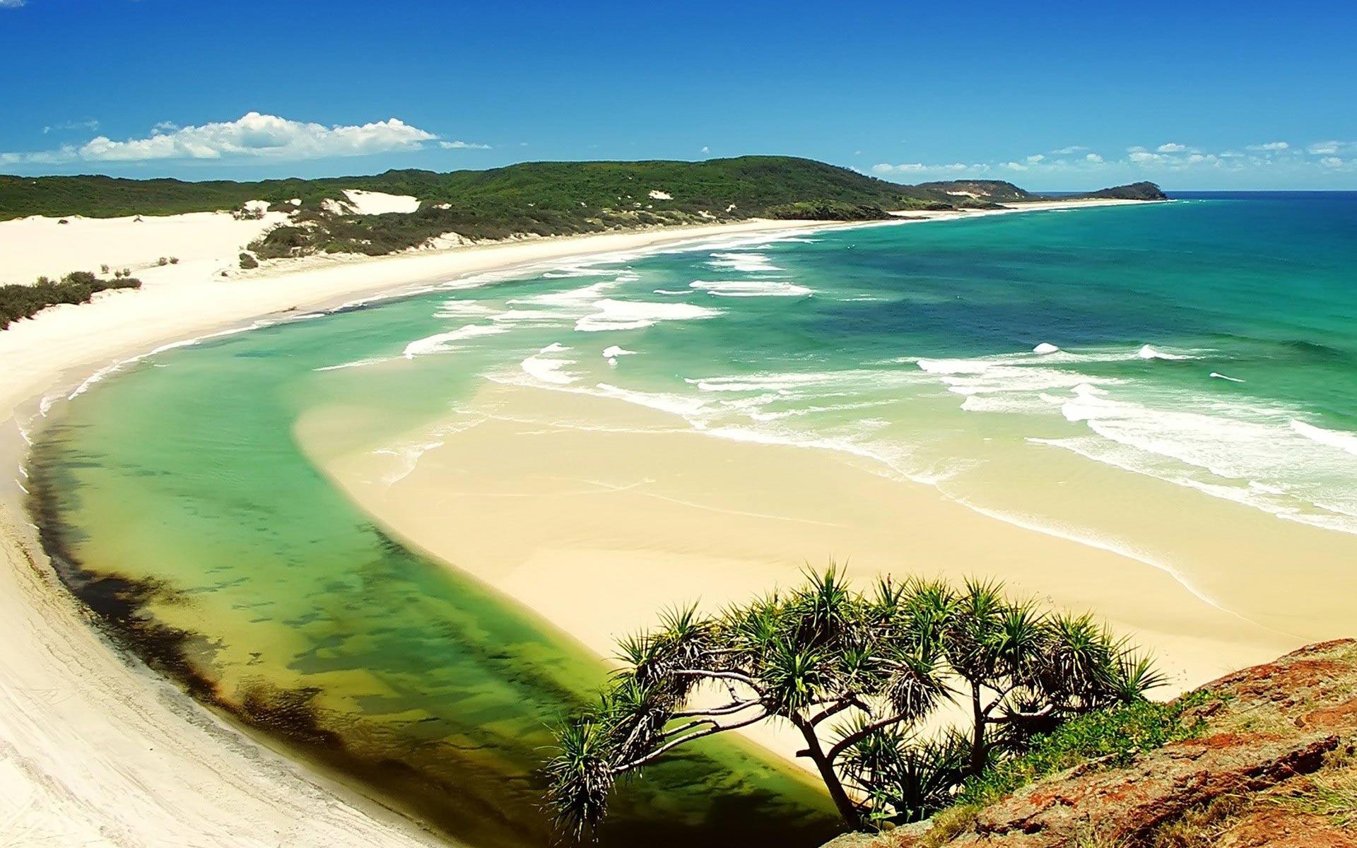 1920x1200 India Beach Scene Desktop Wallpaper at
