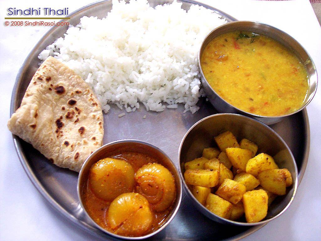 1024x768 Sindhi Thali Wallpaper Food Thali, HD Wallpaper