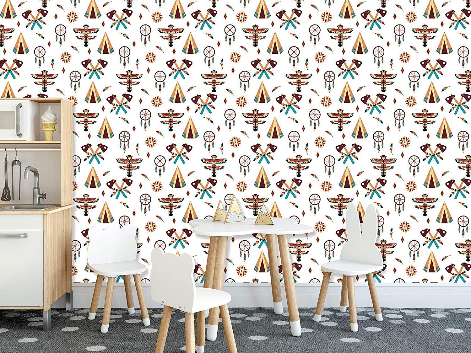 1500x1125 Removable Peel and Stick Wallpaper, Colorful