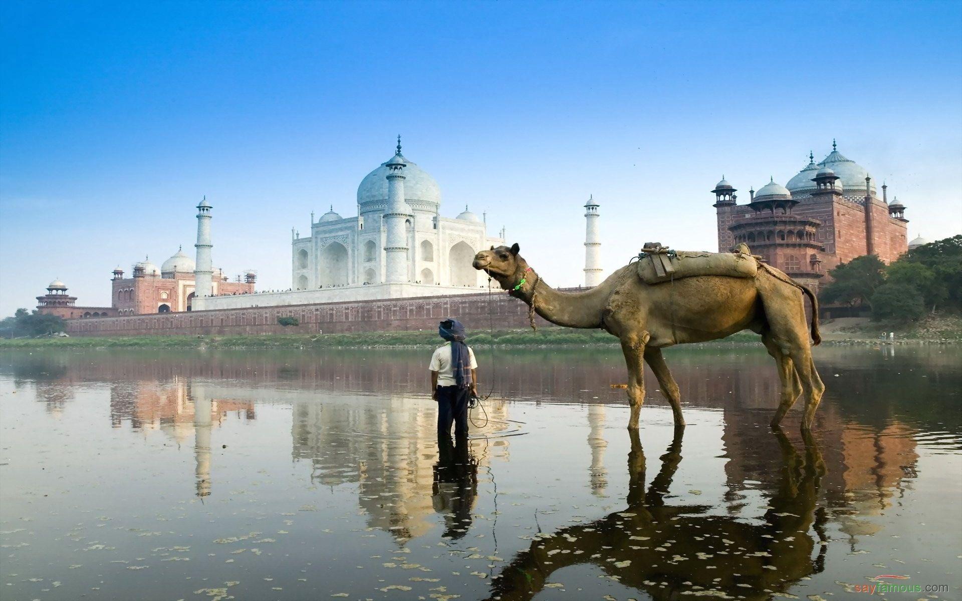 1920x1200 Indian Taj Mahal (HD desktop wallpaper 2) something famous