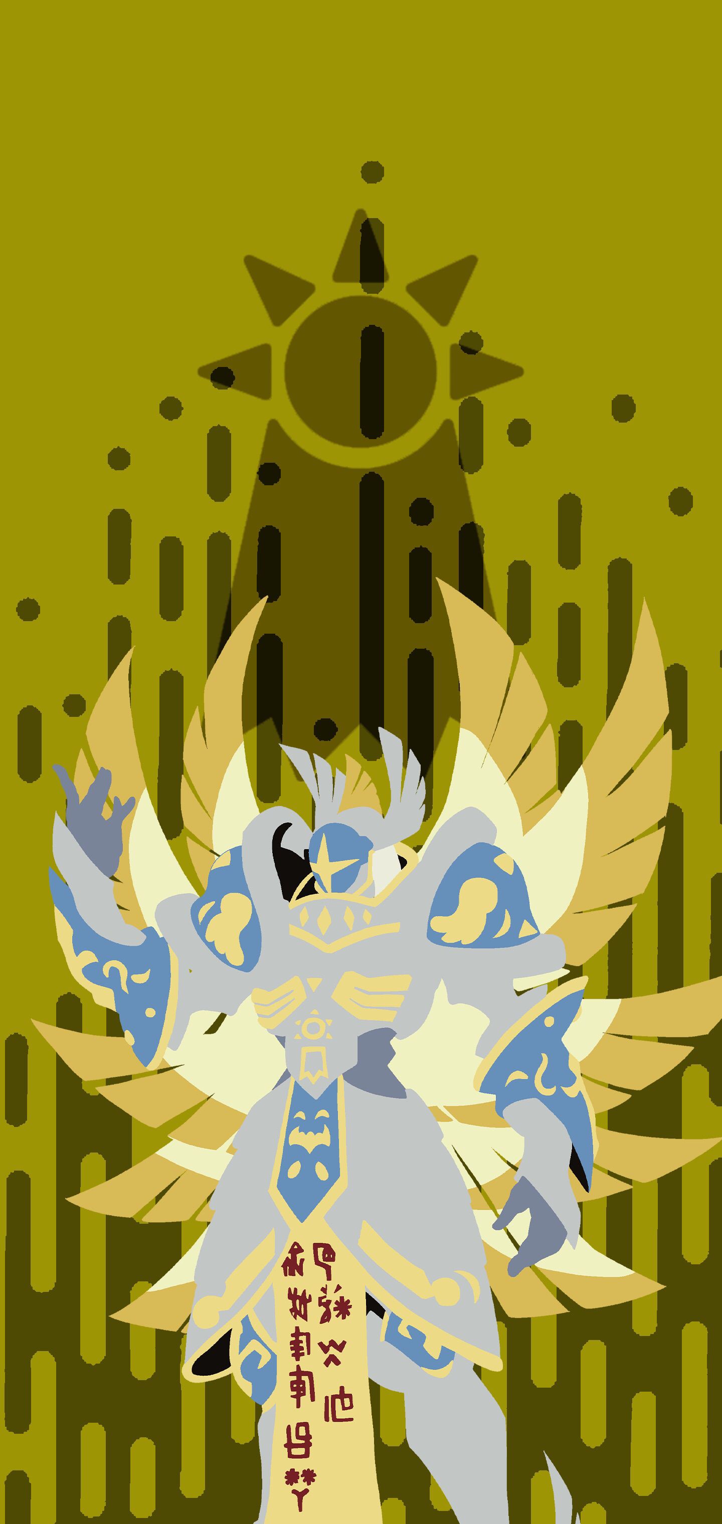 1440x3040 Seraphimon Wallpaper