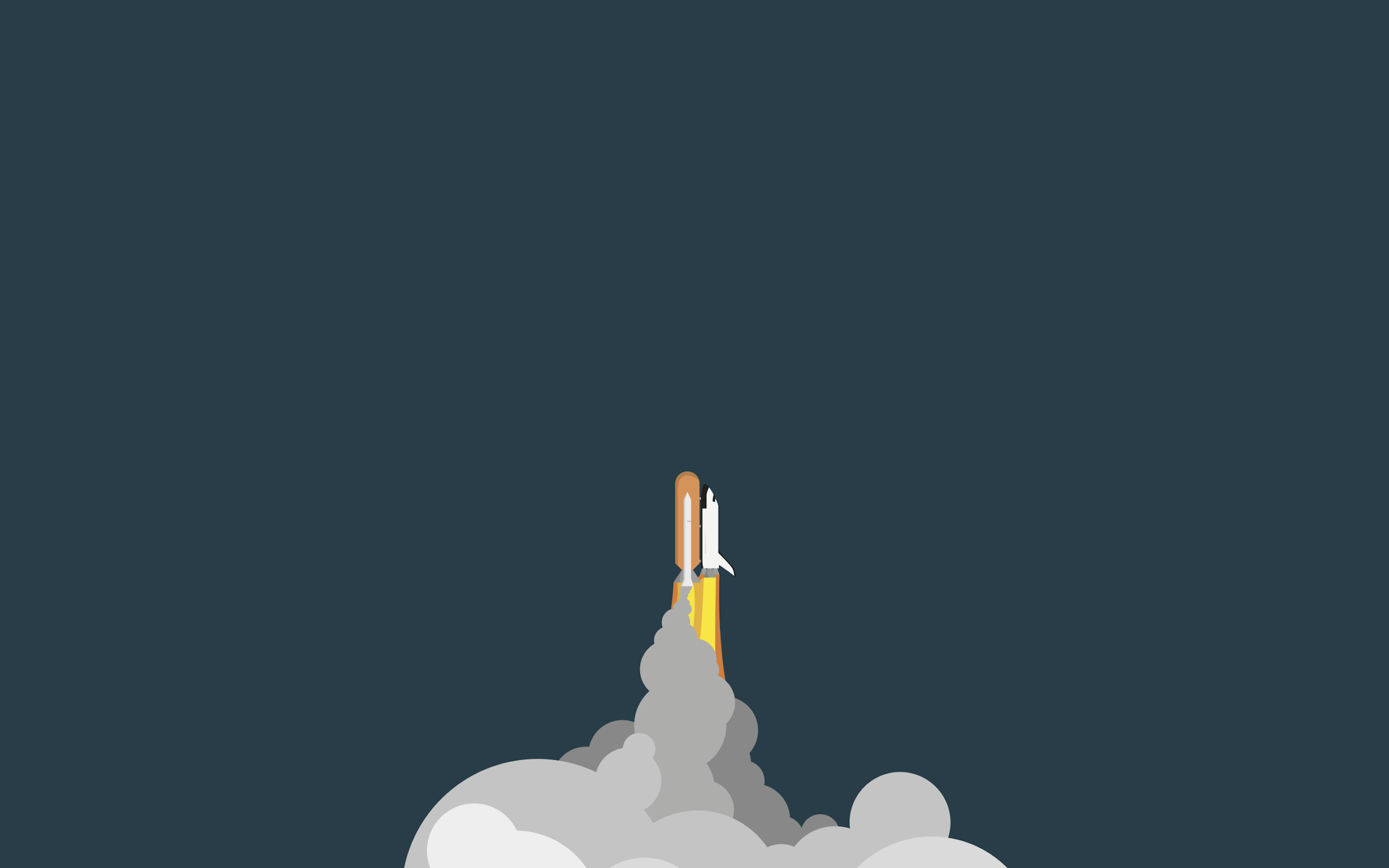 Rocket in Space  Print A Wallpaper