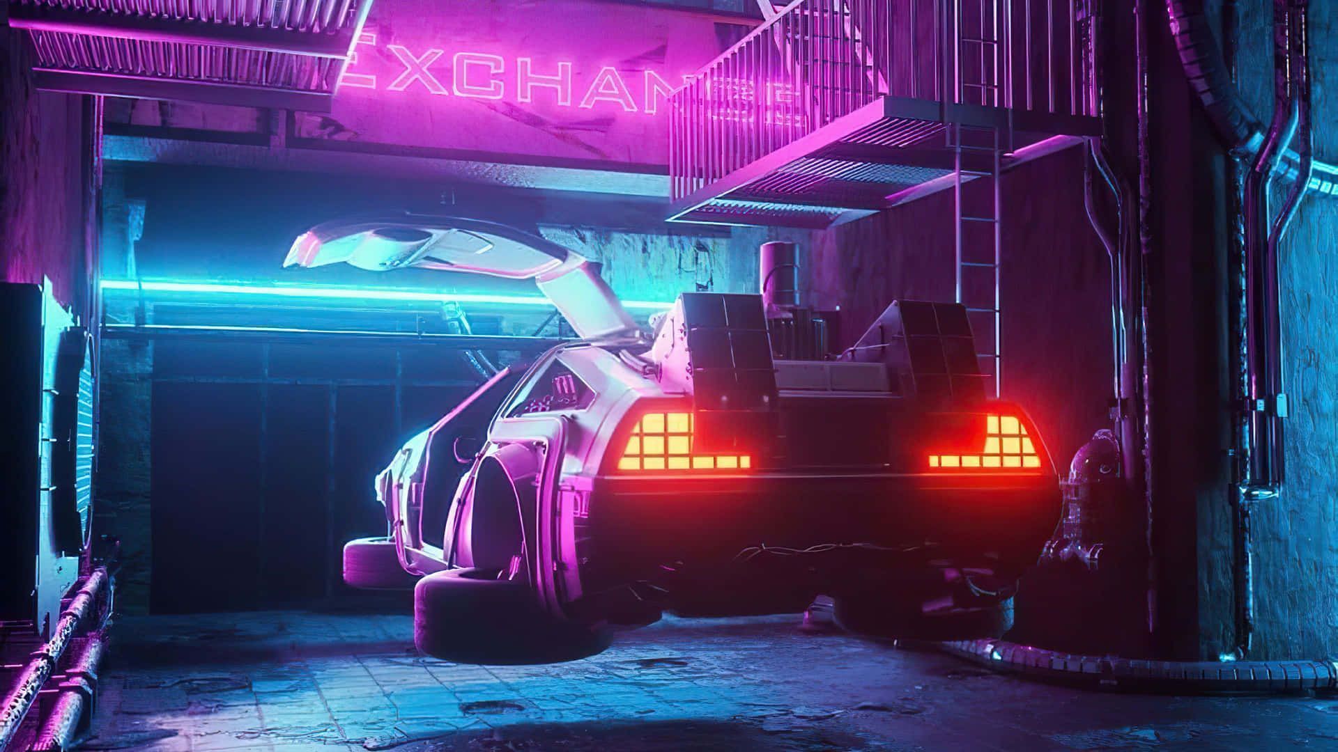 1920x1080 Delorean 4k Wallpaper