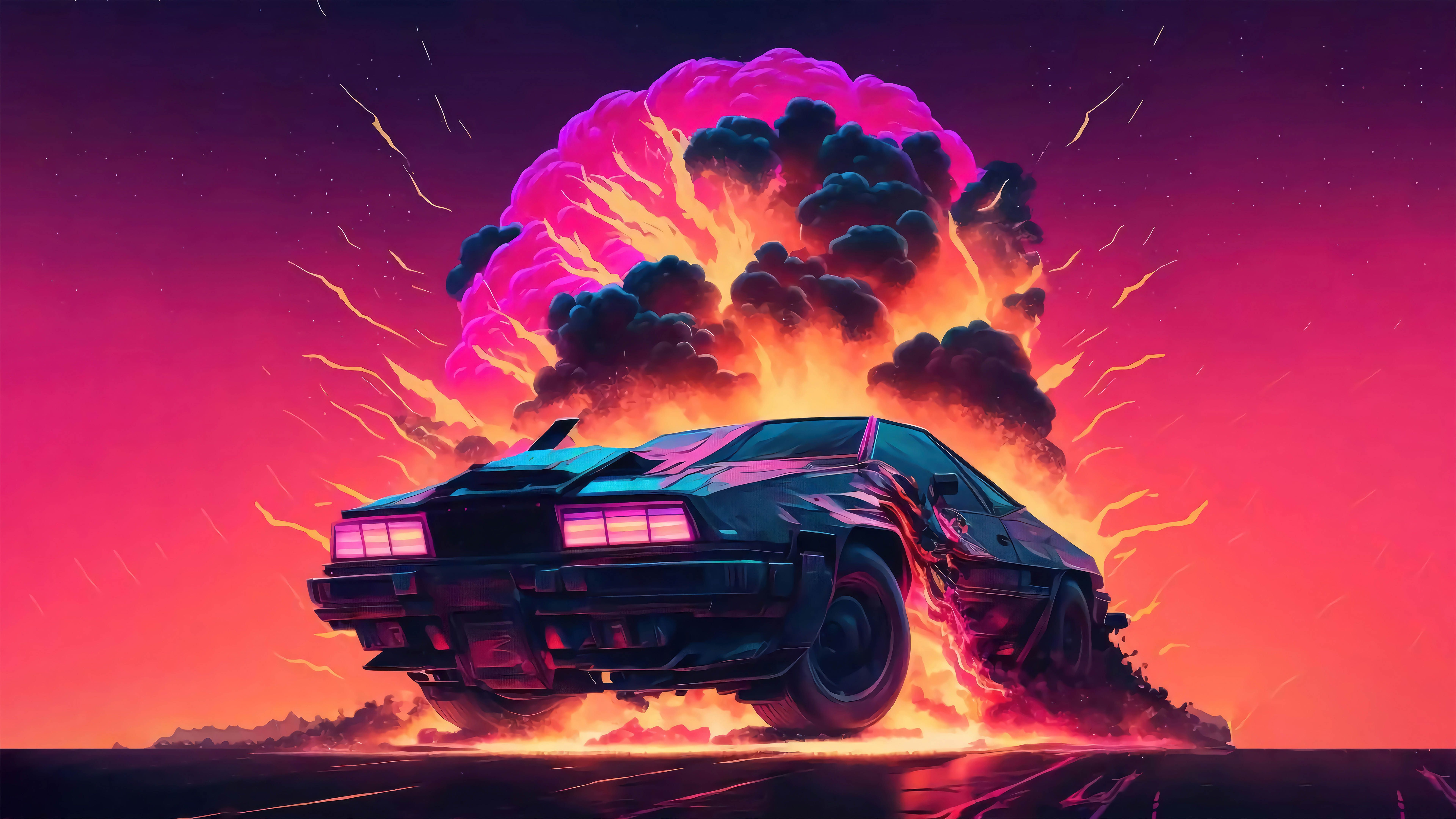 7680x4320 Explosion Wallpaper 8K