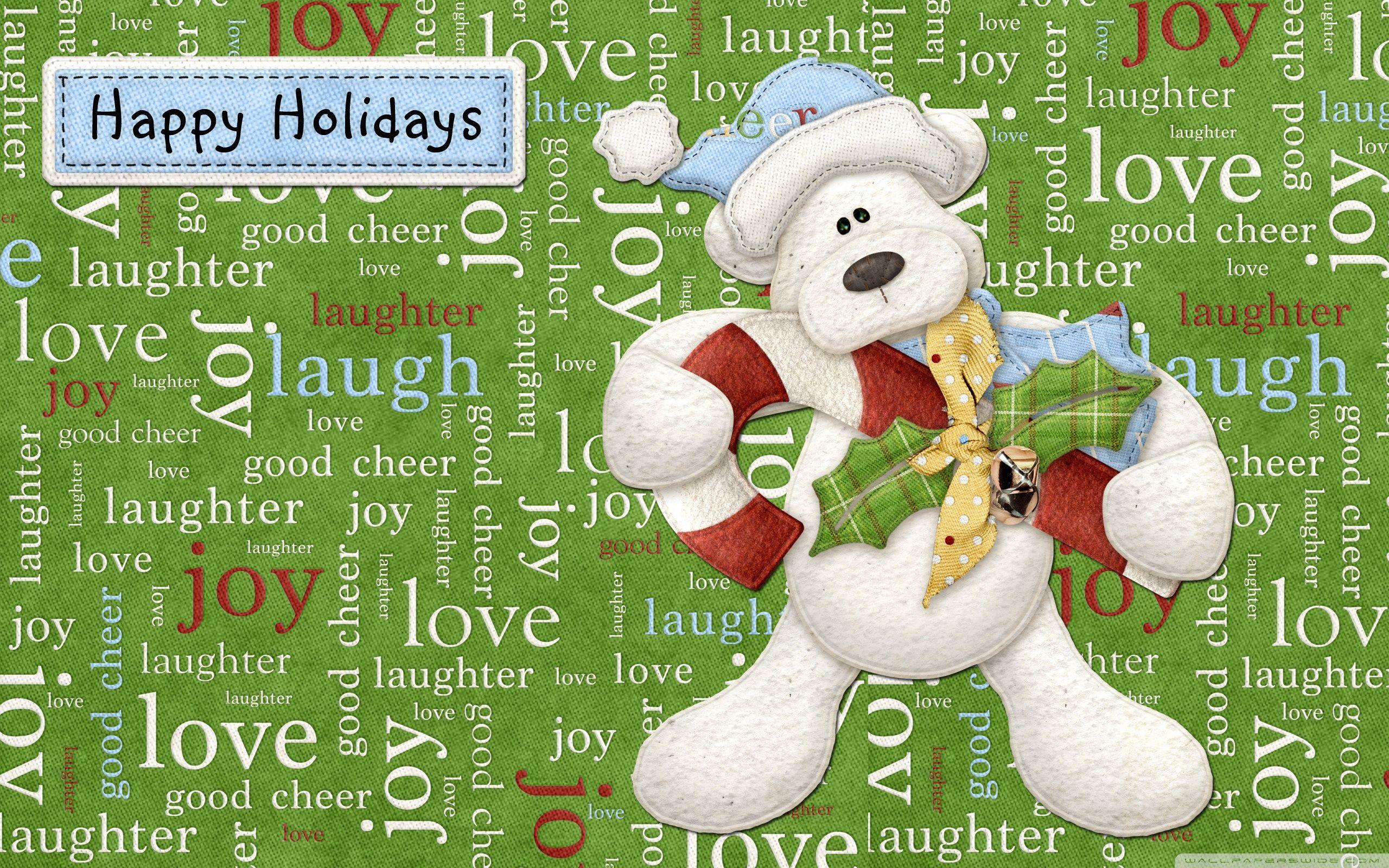 2560x1600 Happy Holidays Everyone ❤ 4K HD Desktop Wallpaper for 4K