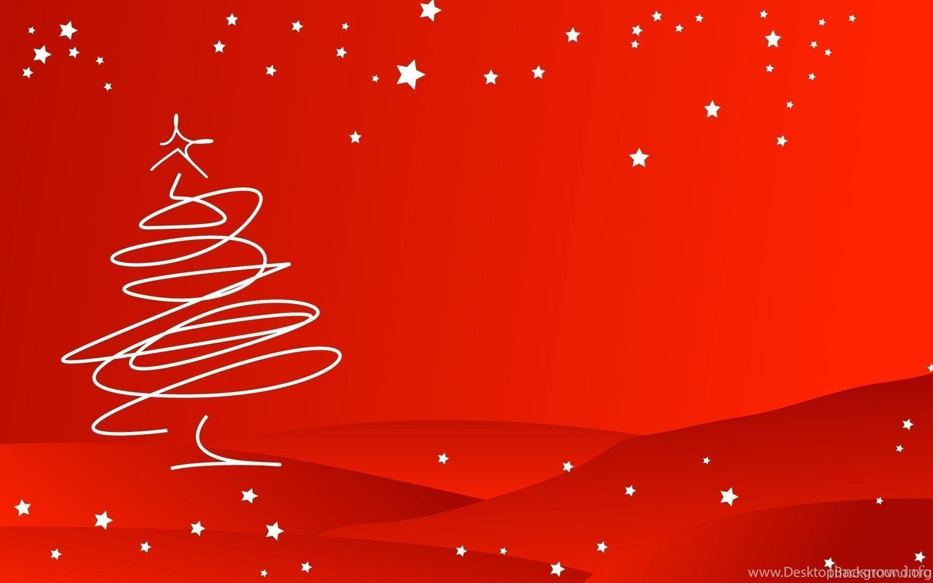 1920x1200 Red Christmas Background