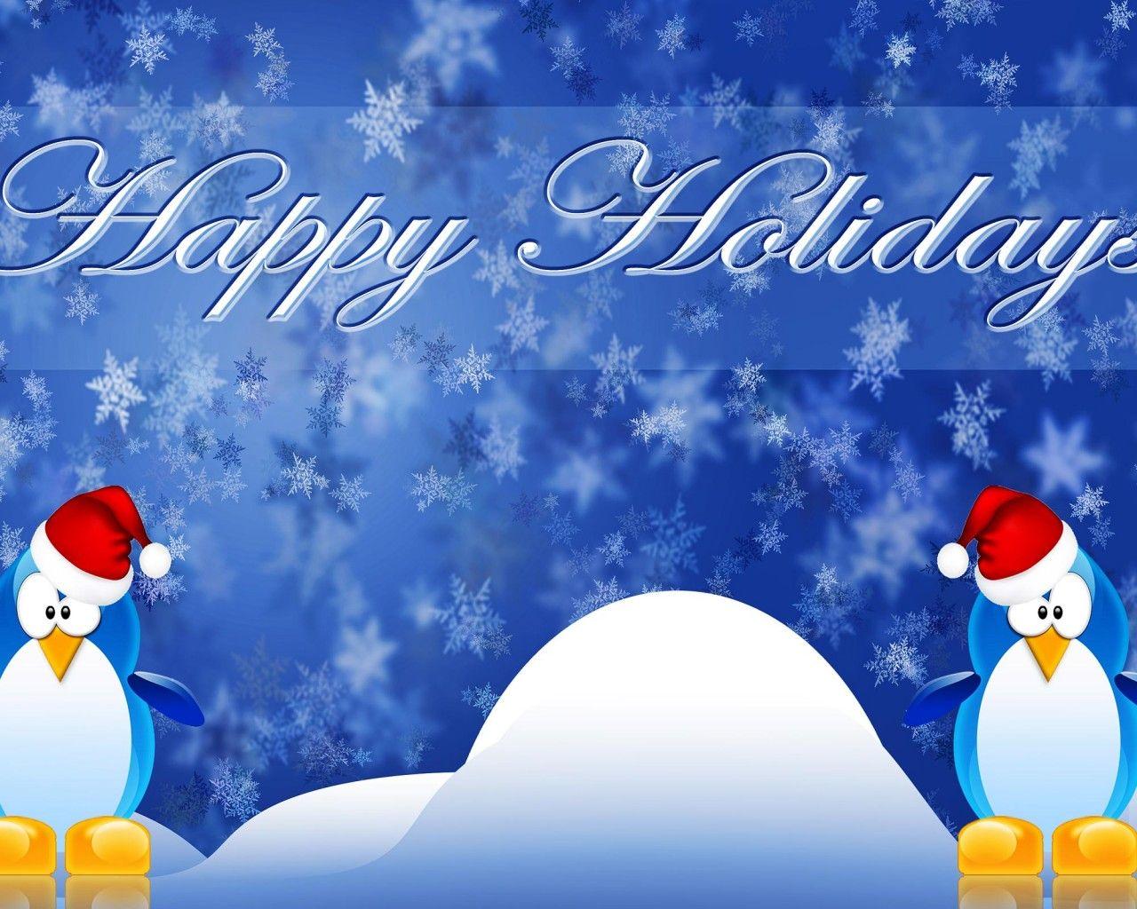 1280x1024 Christmas Santa Claus Happy Holidays wallpaper Desktop