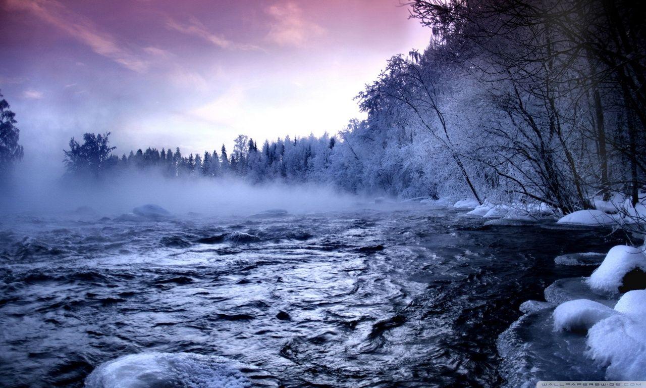 1280x768 Mountains In Winter Wallpaper