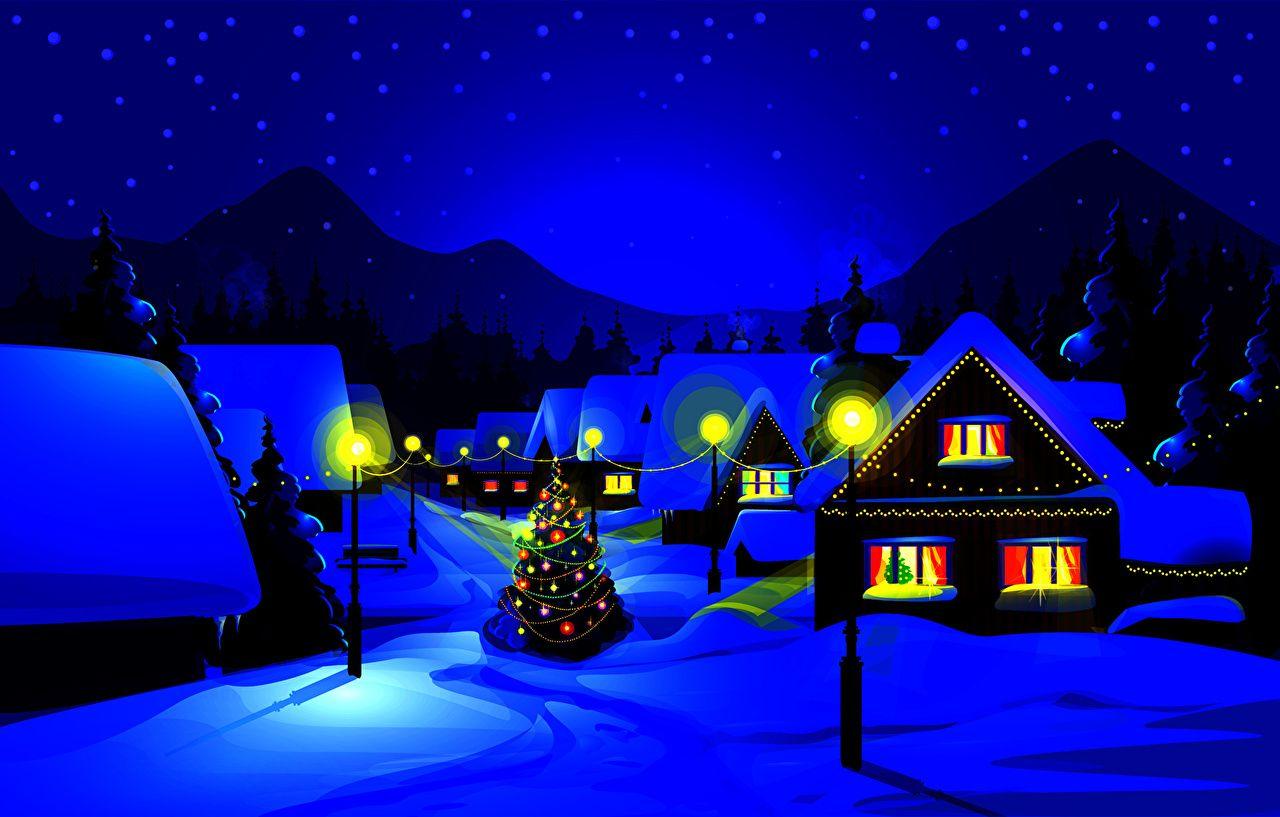 1280x817 Wallpaper Christmas Winter 3D Graphics