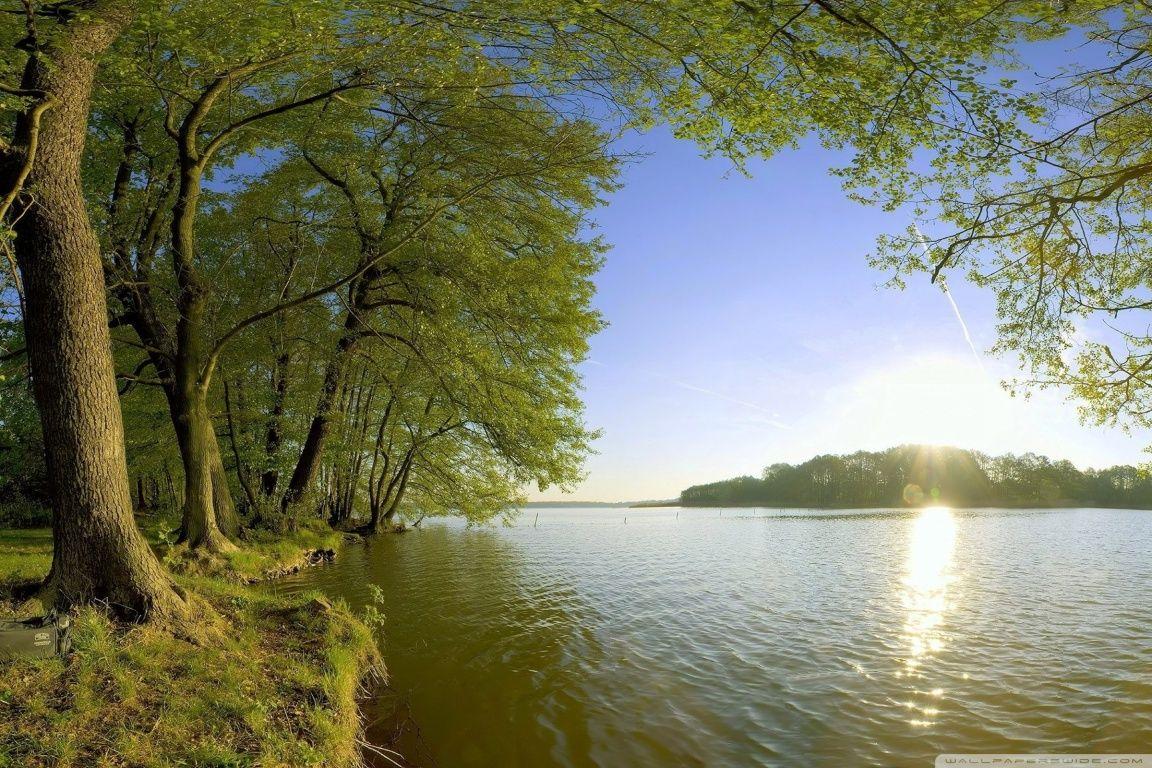 1152x768 Lake, Summer ❤ 4K HD Desktop Wallpaper for 4K Ultra HD TV