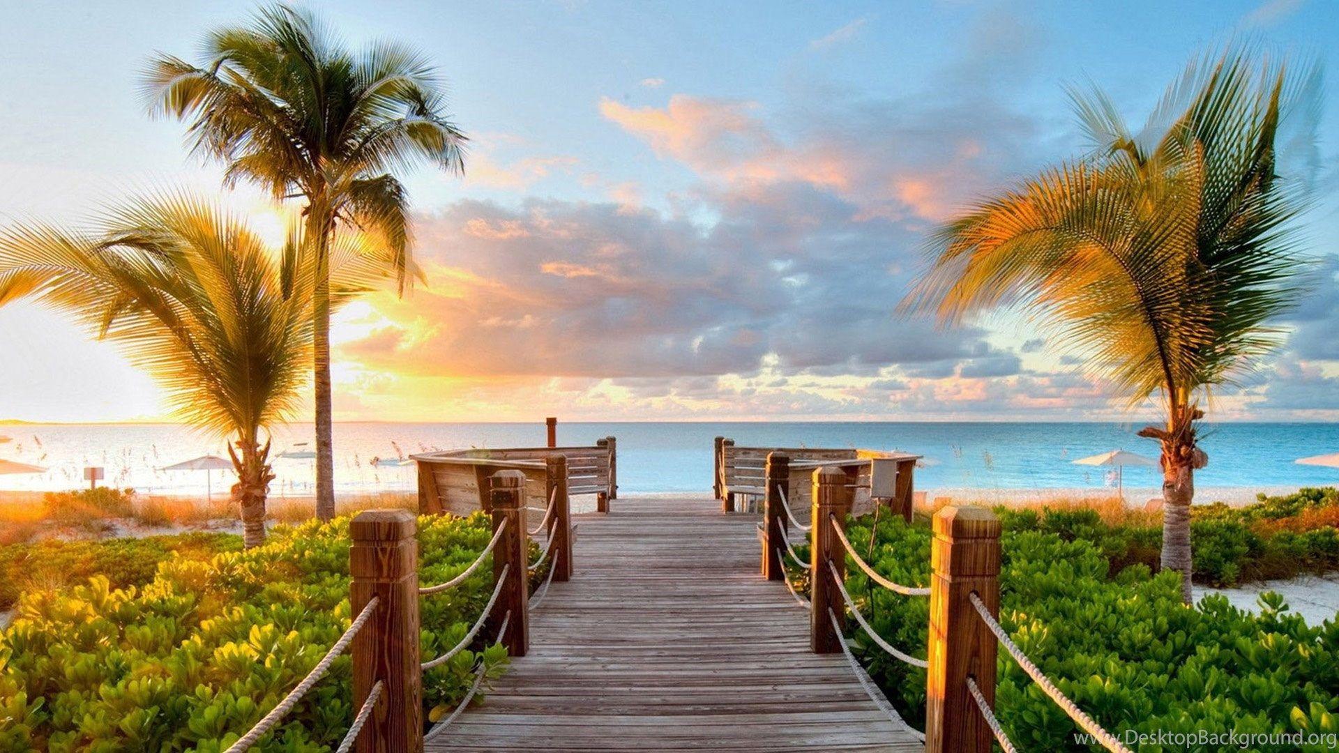 1920x1080 Summer Beach Wallpaper Desktop Background > Flip Wallpaper