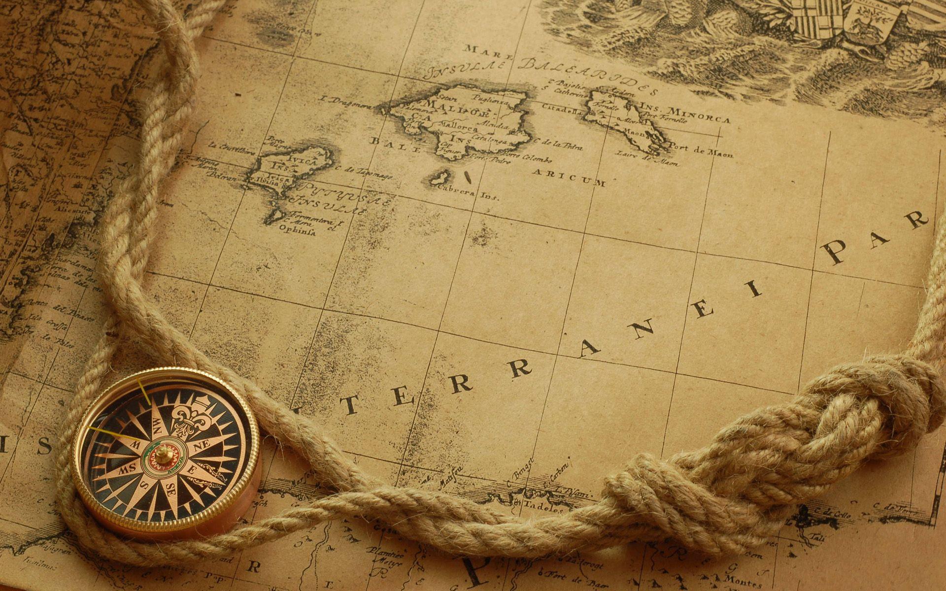 1920x1200 Travel Map Desktop Background