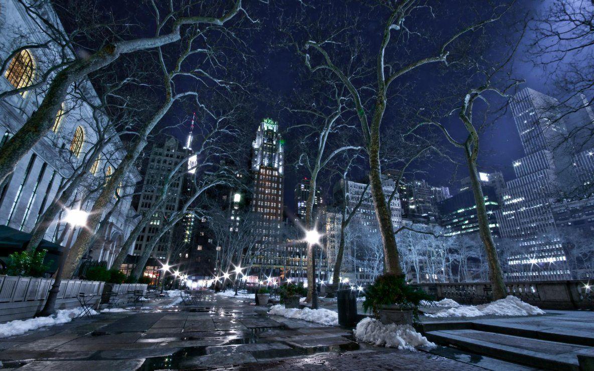 1184x740 Winter Night Desktop Wallpaper. GlowPopJigglyJam