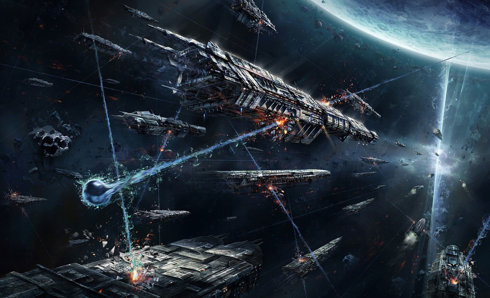 1920x1170 Spaceship HD Wallpaper
