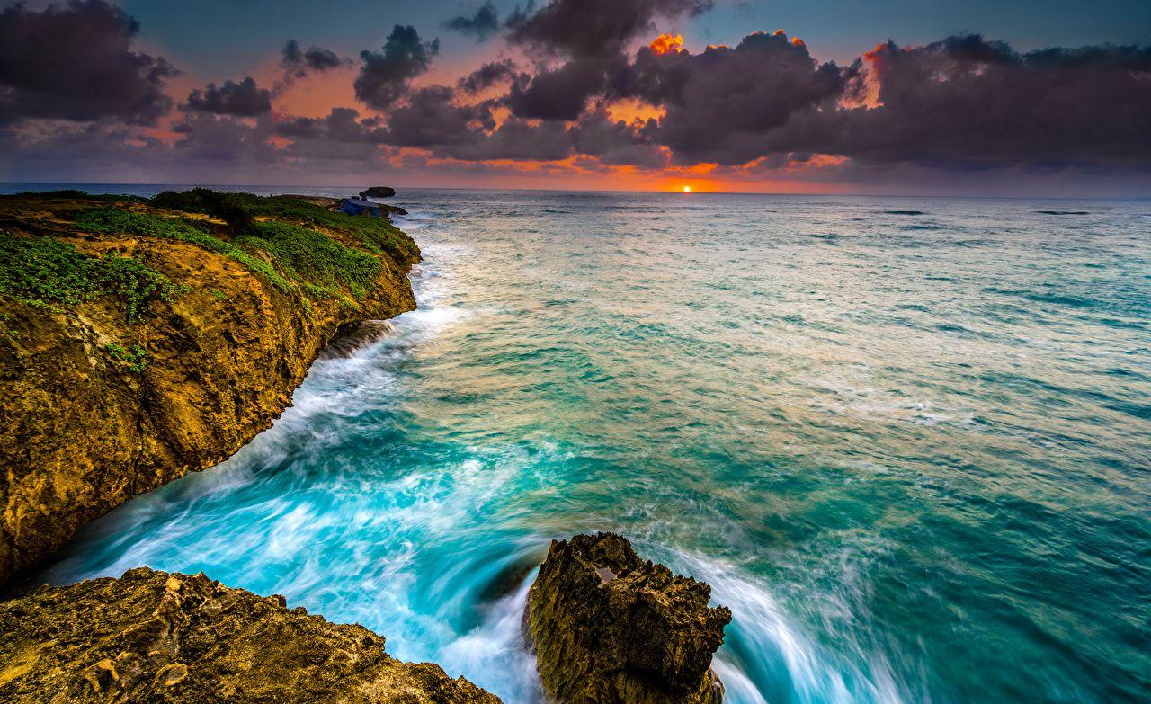 1280x783 Desktop Wallpaper Hawaii USA Crag Ocean Nature Waves