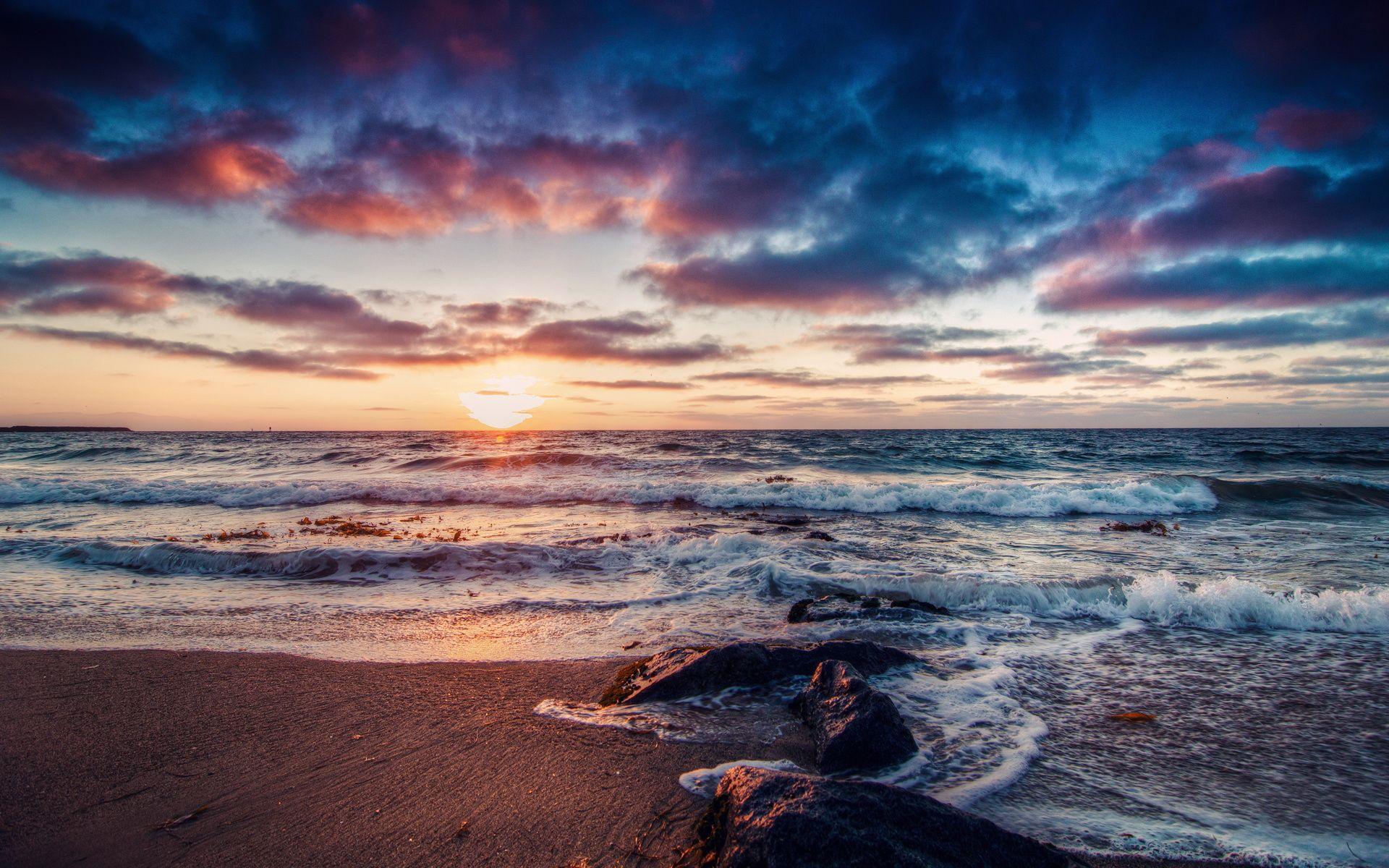 Beach Sunset Desktop Wallpapers - Top Free Beach Sunset Desktop
