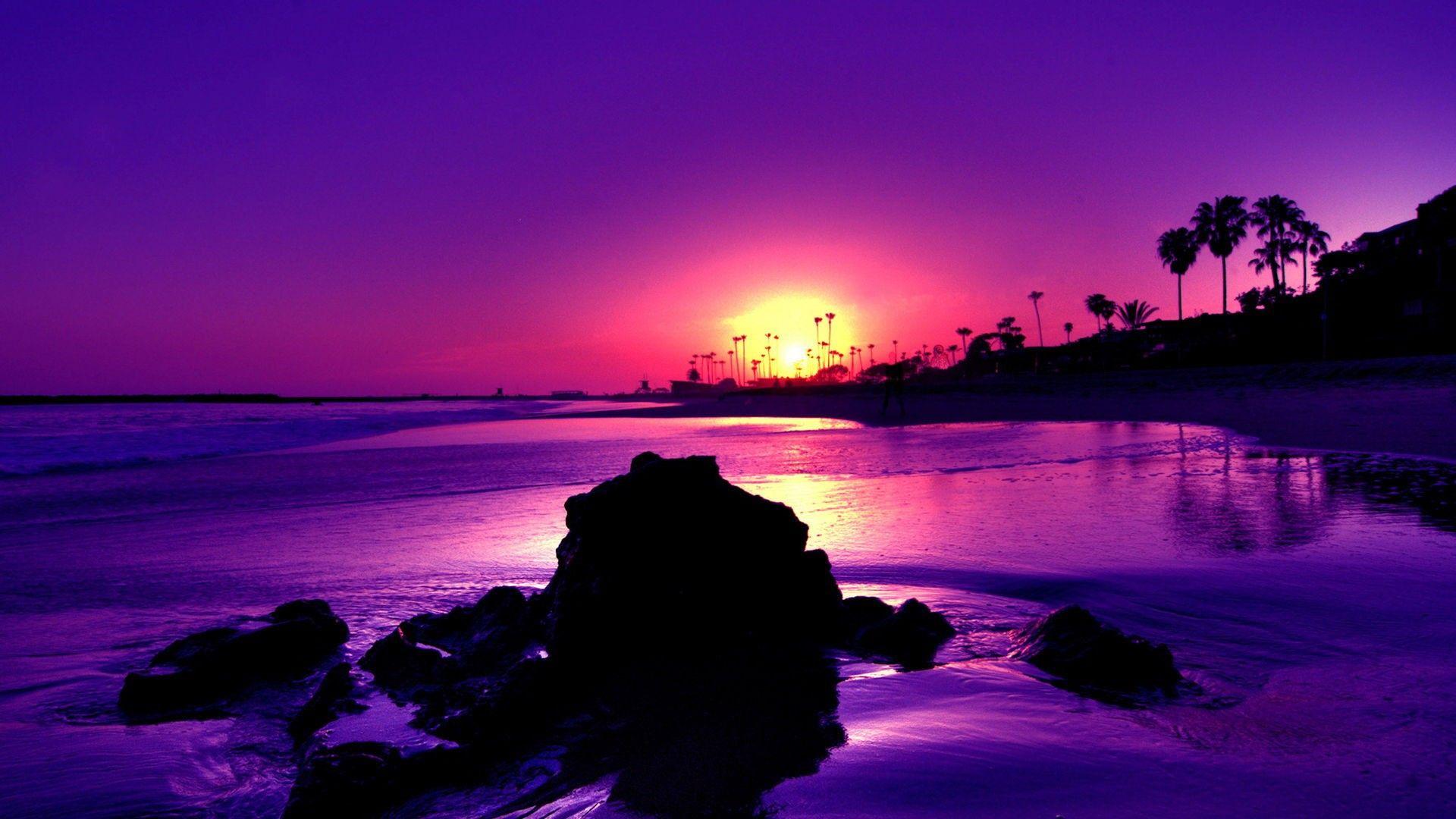 1920x1080 Gorgeous, Purple, Sunset, Wallpaper, High, Definition