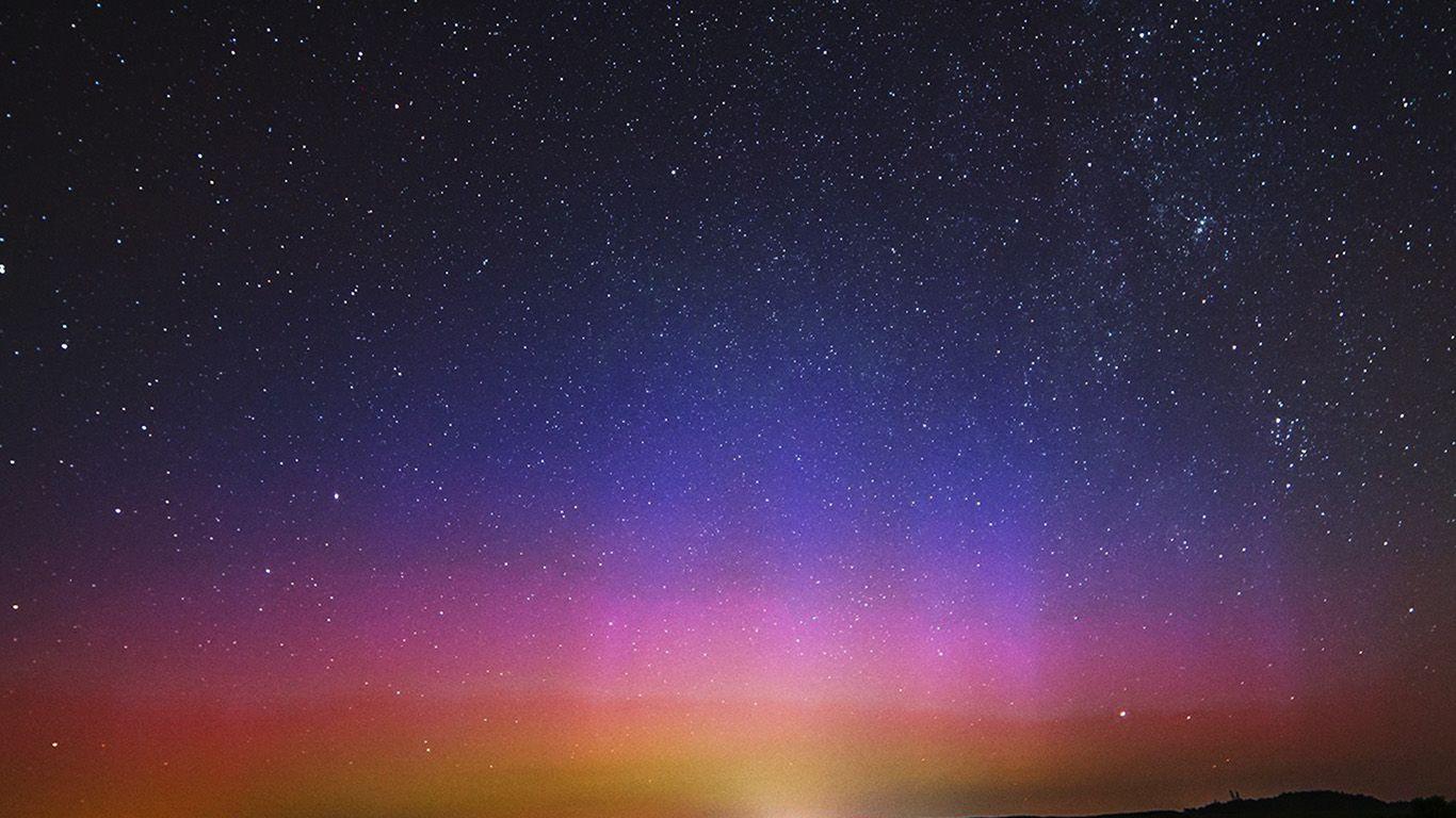 1366x768 wallpaper for desktop, laptop. night sky star color