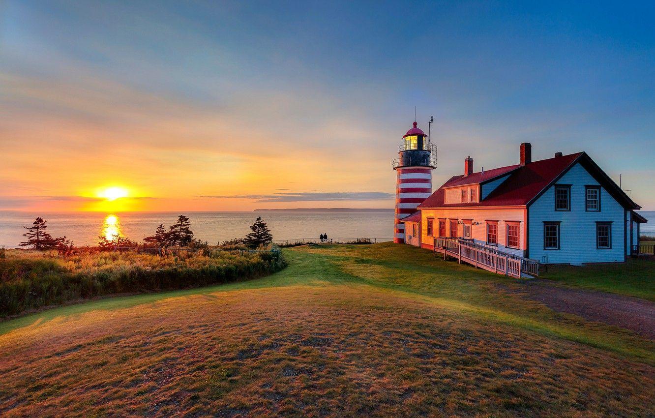 Summer Sunset Lighthouse Desktop Wallpapers - Top Free Summer Sunset ...